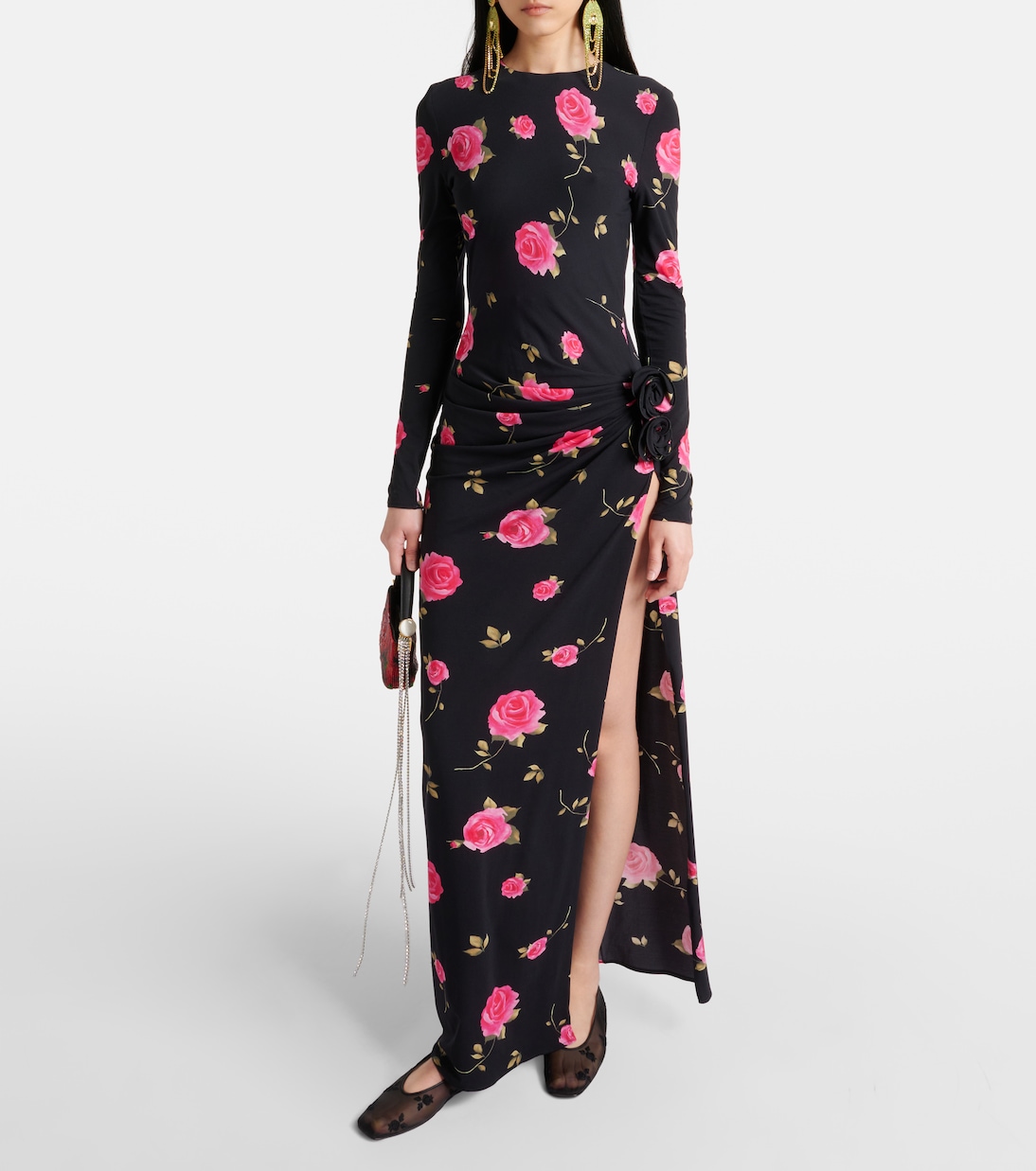 Embroidered mesh ballet flats | Magda Butrym