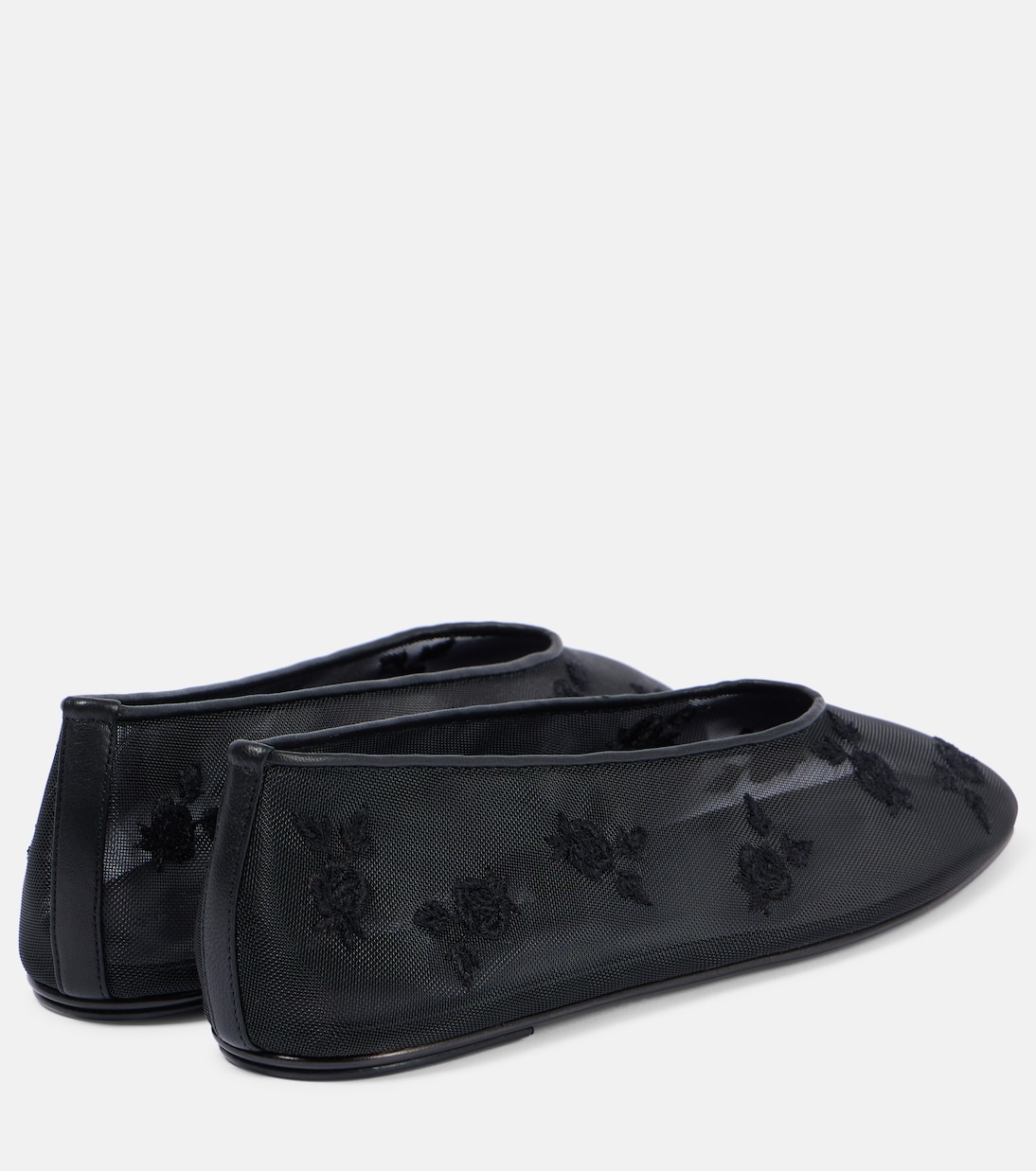 Embroidered mesh ballet flats | Magda Butrym