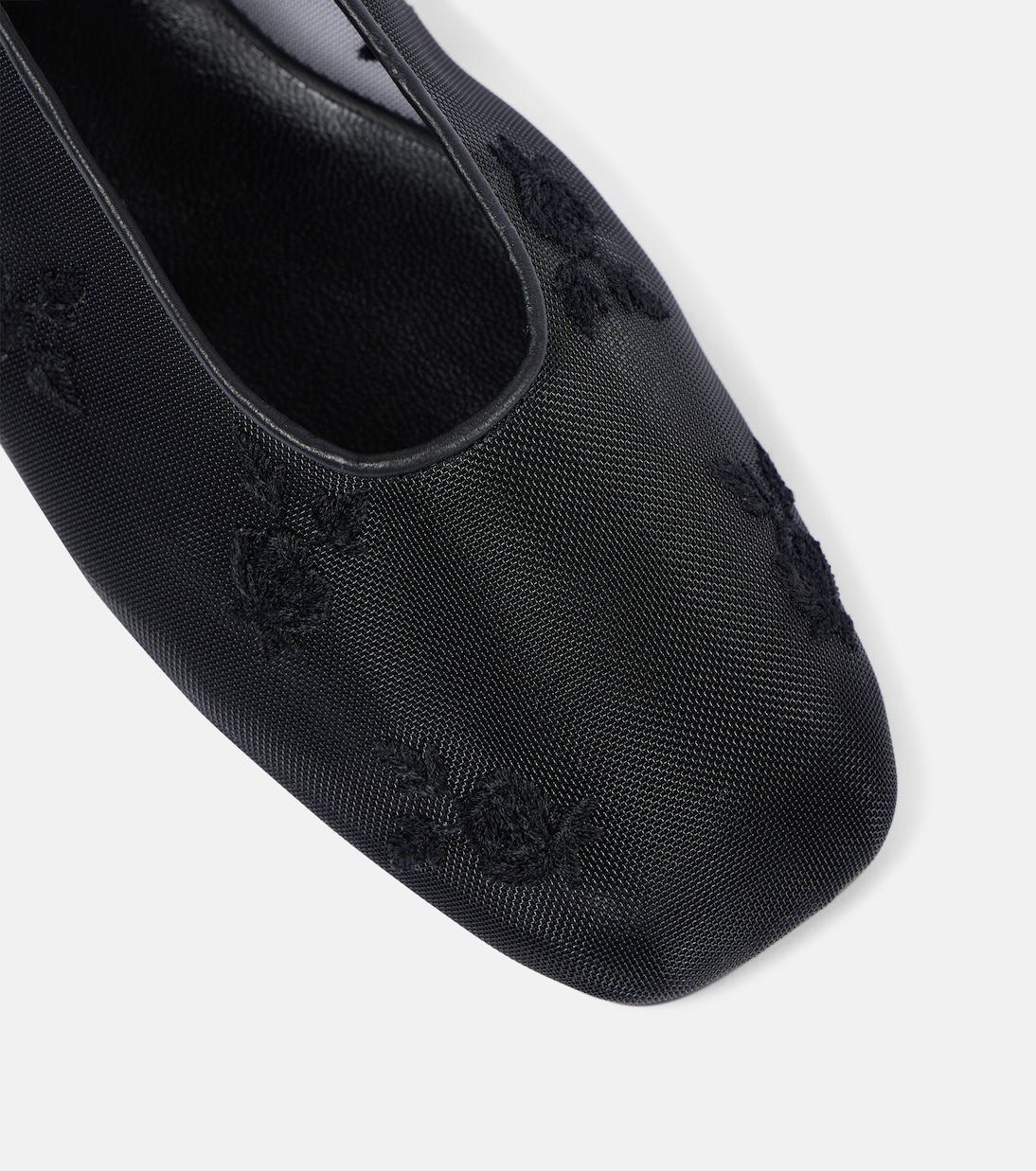 Embroidered mesh ballet flats | Magda Butrym