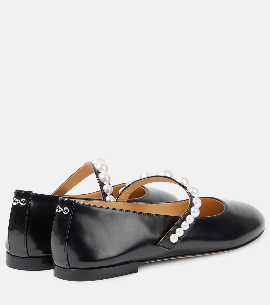 Verzierte Mary-Jane-Ballerinas Sirene aus Leder | Mach & Mach