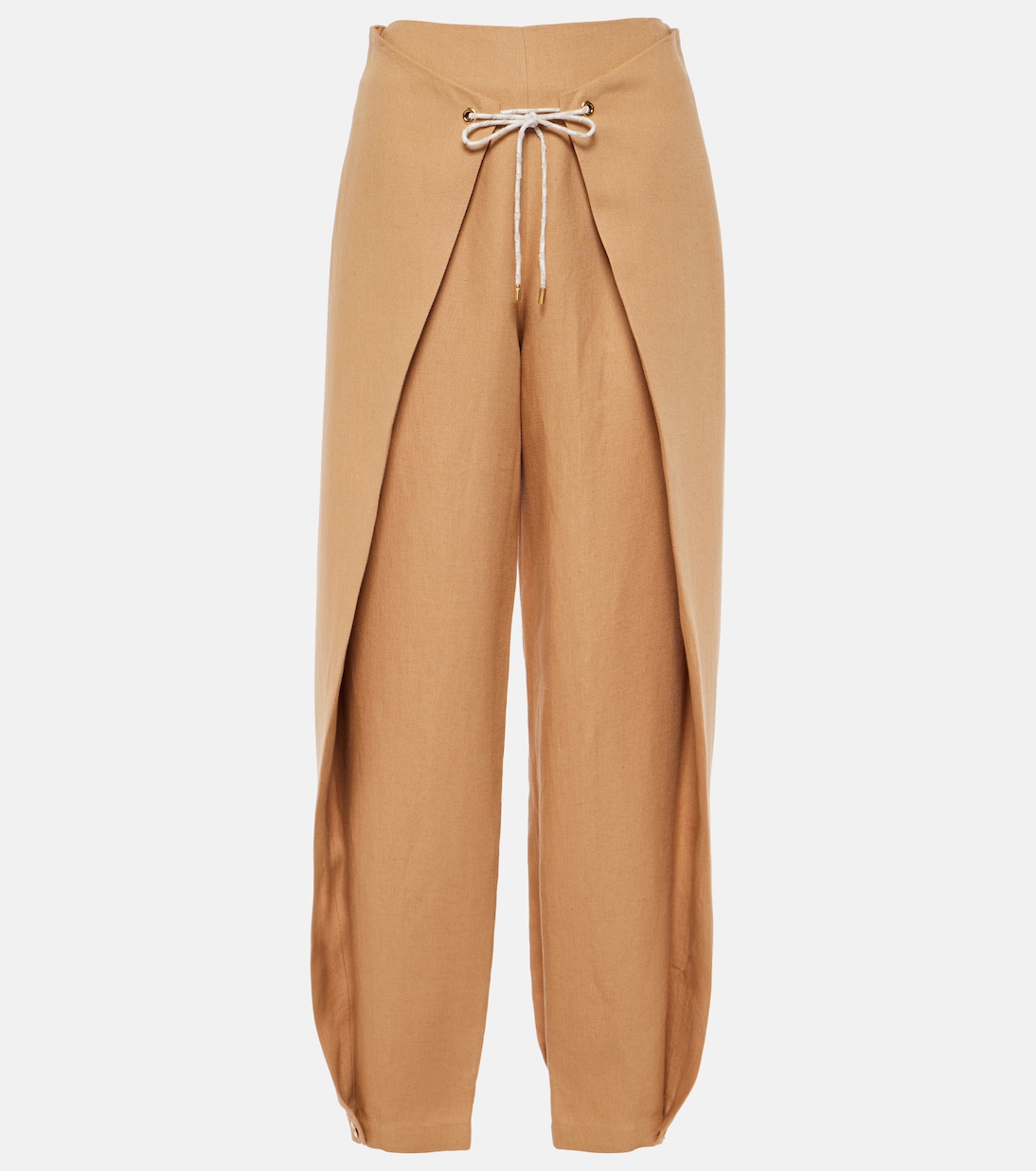 Pantalones Modernos en Lino Marylen para Jóvenes por Loro Piana