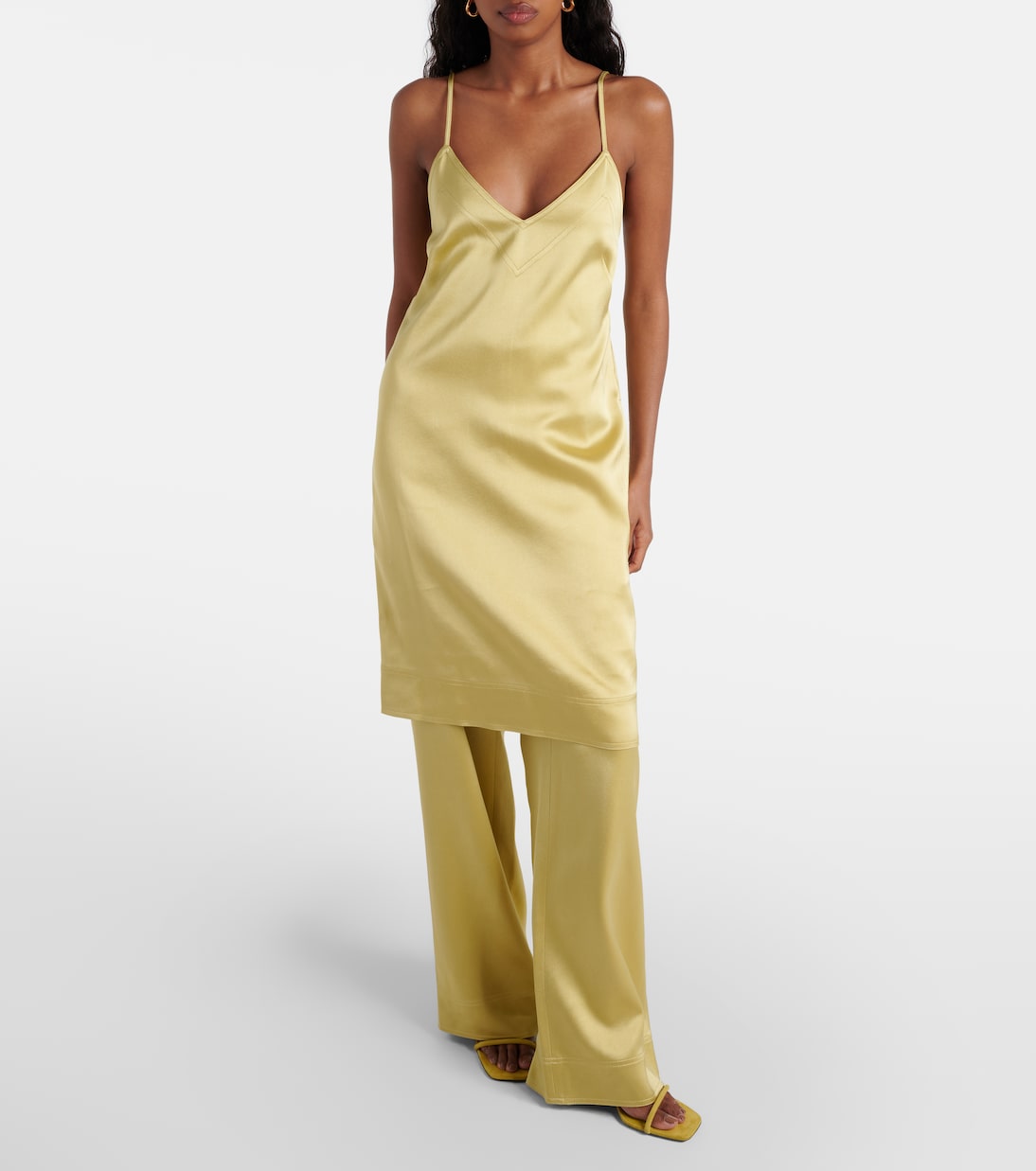 Satin slip dress | Toteme
