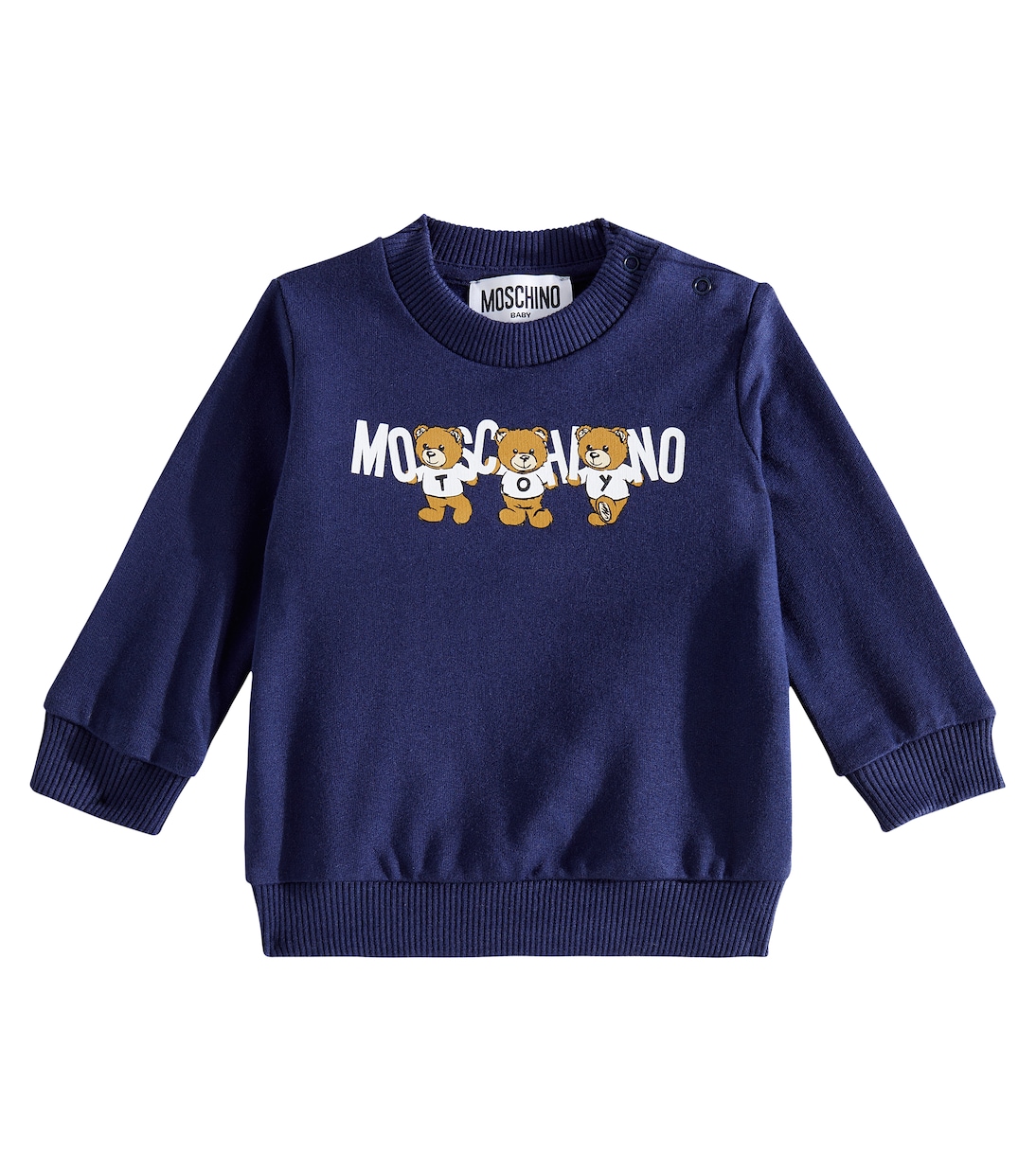 Bebé - sudadera de algodón estampada | Moschino Kids