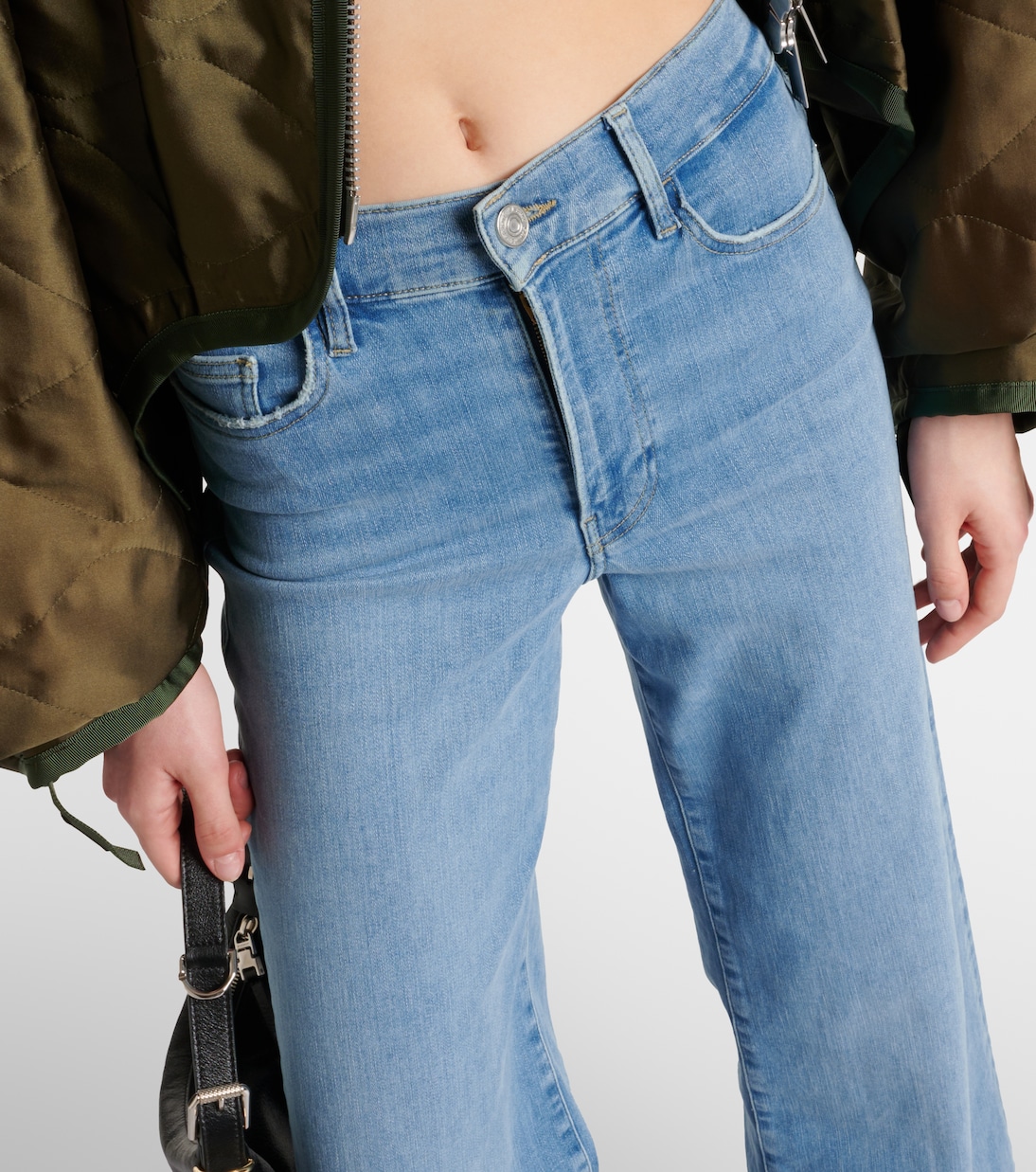 Jeans a gamba larga Le Slim Palazzo | Frame