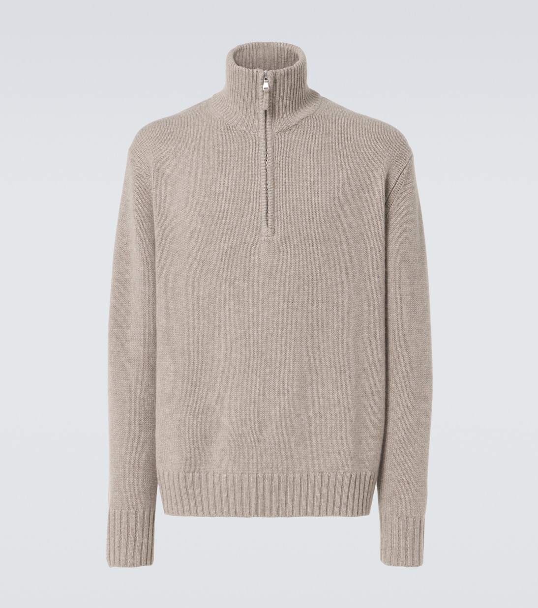 Jersey de cachemir con media cremallera | Allude