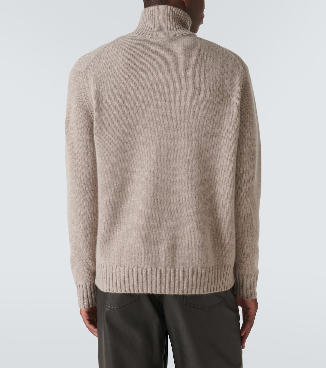 Jersey de cachemir con media cremallera | Allude