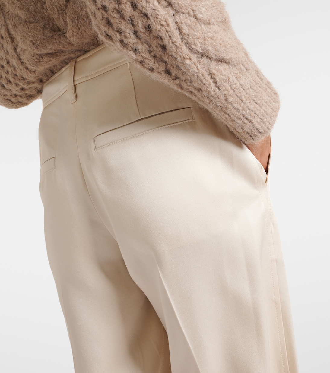 High-rise tapered pants | Brunello Cucinelli