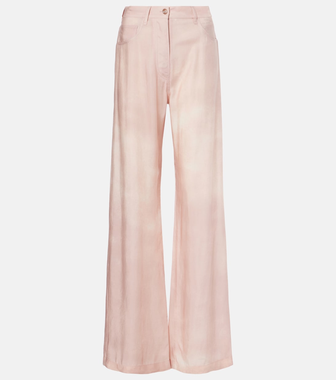 Printed twill wide-leg pants | Acne Studios