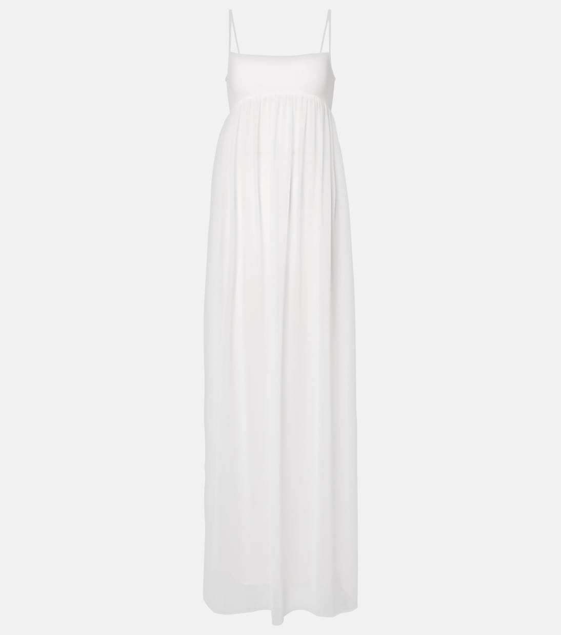 Maxikleid Peplo aus Jersey und Musselin | Jacquemus