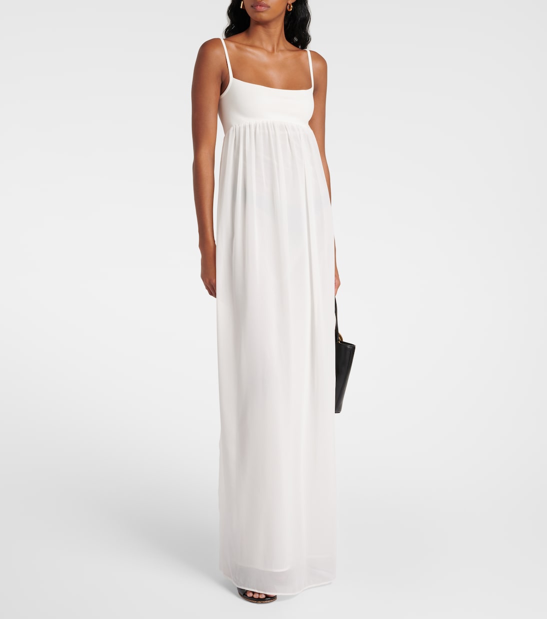 Maxikleid Peplo aus Jersey und Musselin | Jacquemus