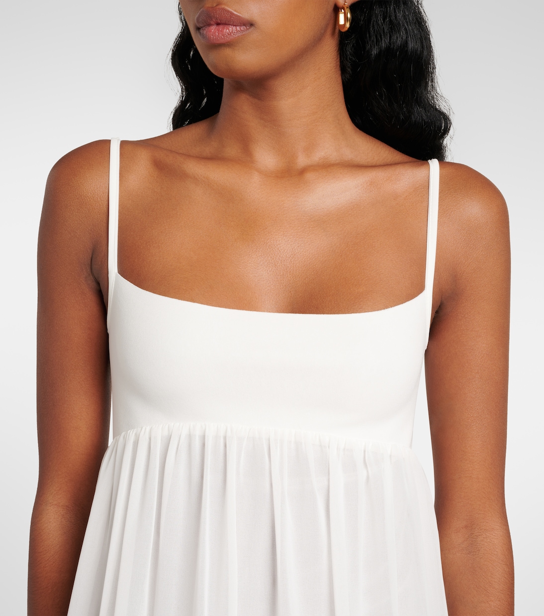 Maxikleid Peplo aus Jersey und Musselin | Jacquemus