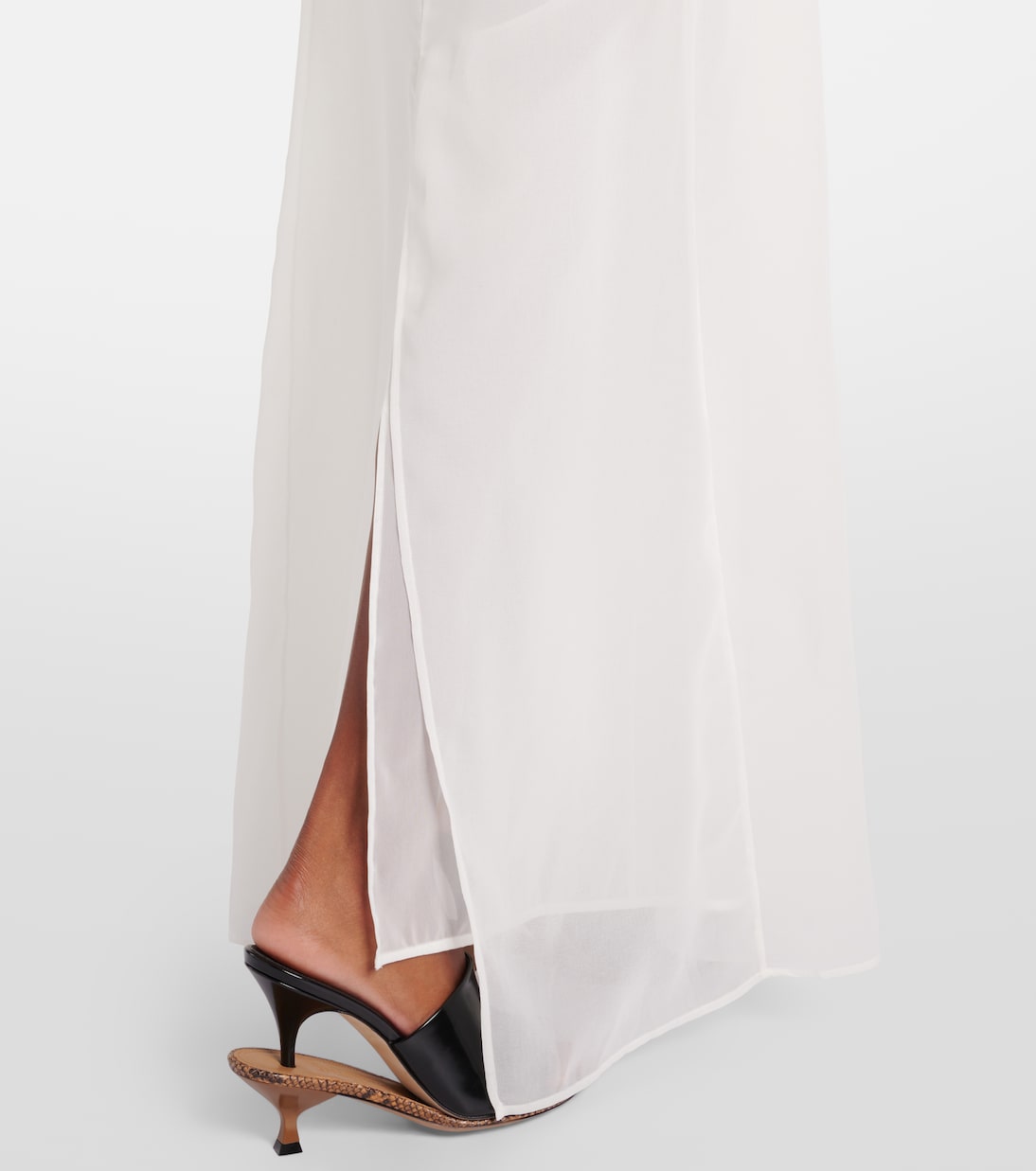 Maxikleid Peplo aus Jersey und Musselin | Jacquemus