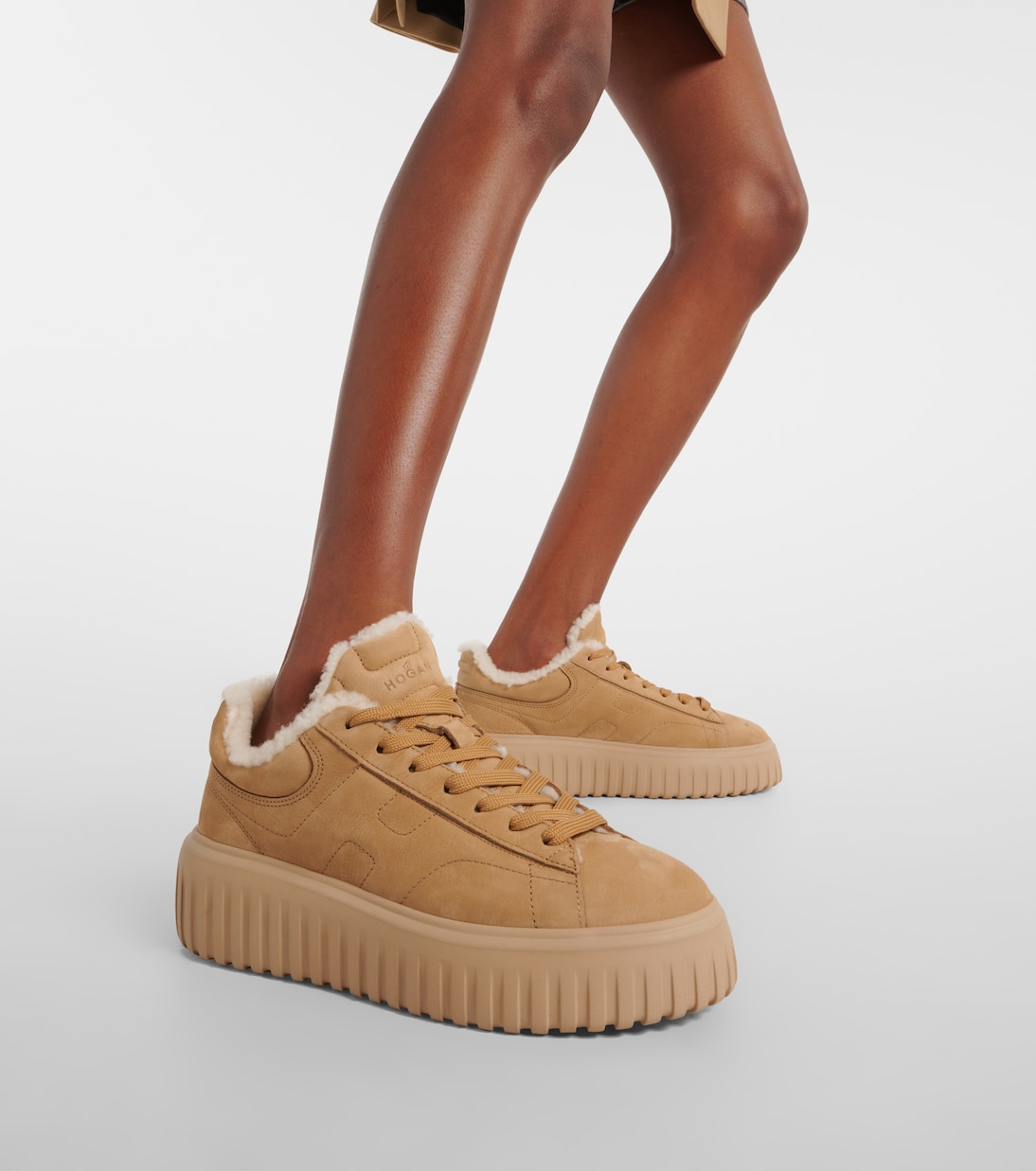 Baskets H-Stripes en daim | Hogan