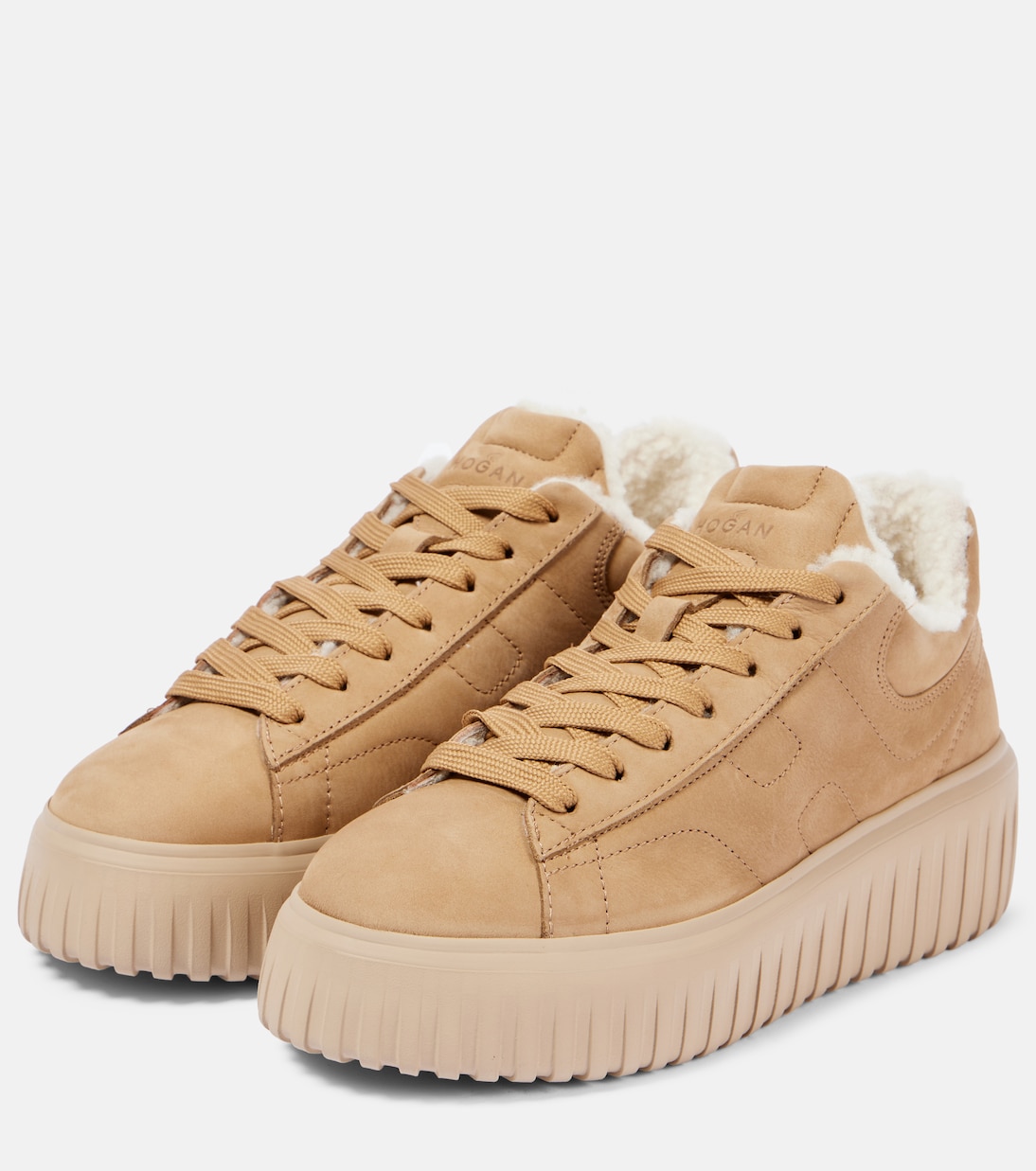 Baskets H-Stripes en daim | Hogan