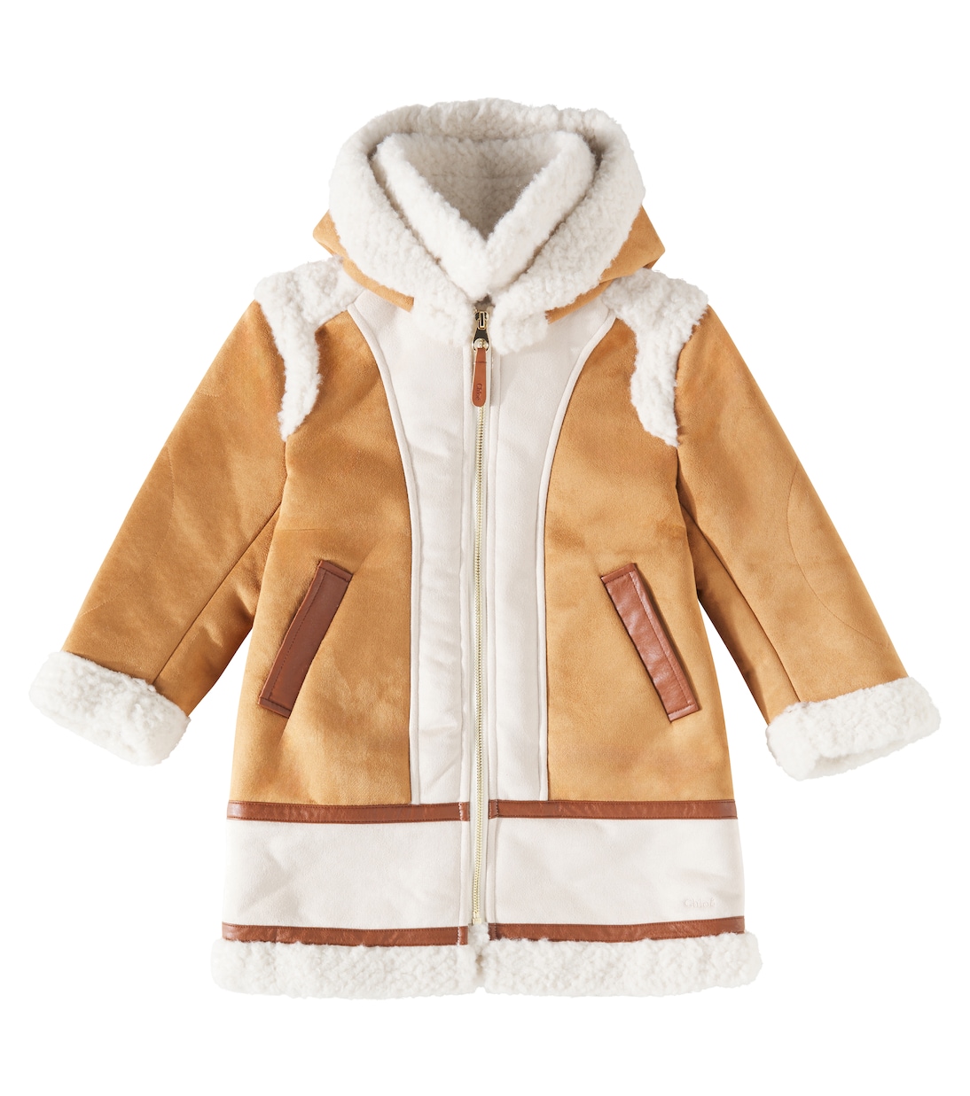 Abrigo de ante sintético con felpa | Chloé Kids