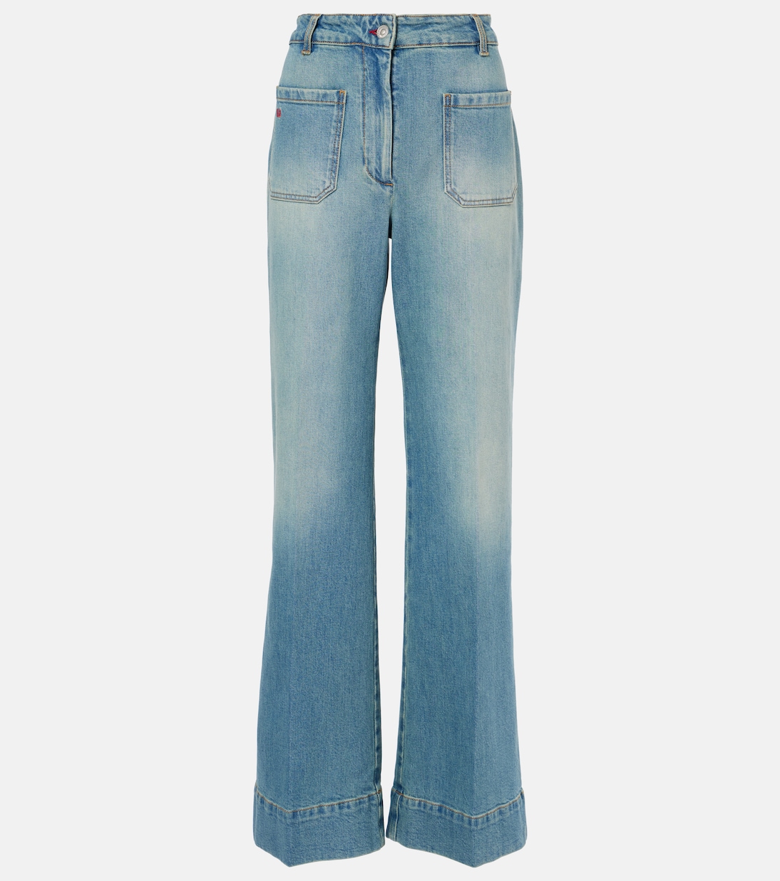 Victoria beckham wide leg jeans hotsell