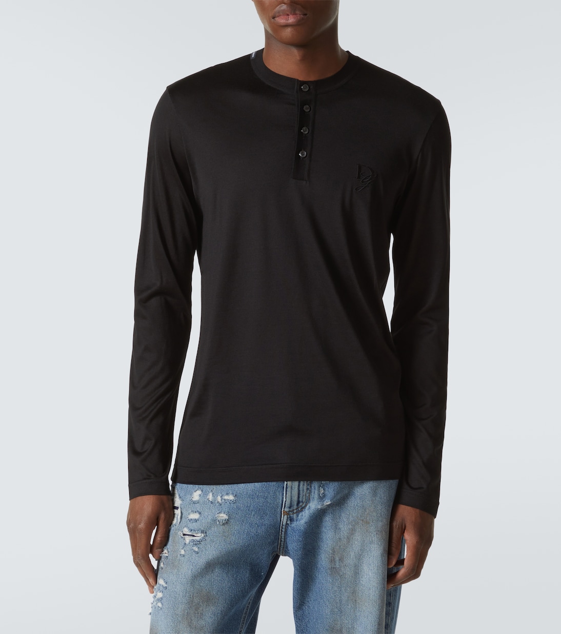 Top in seta con bottoni | Dolce&Gabbana