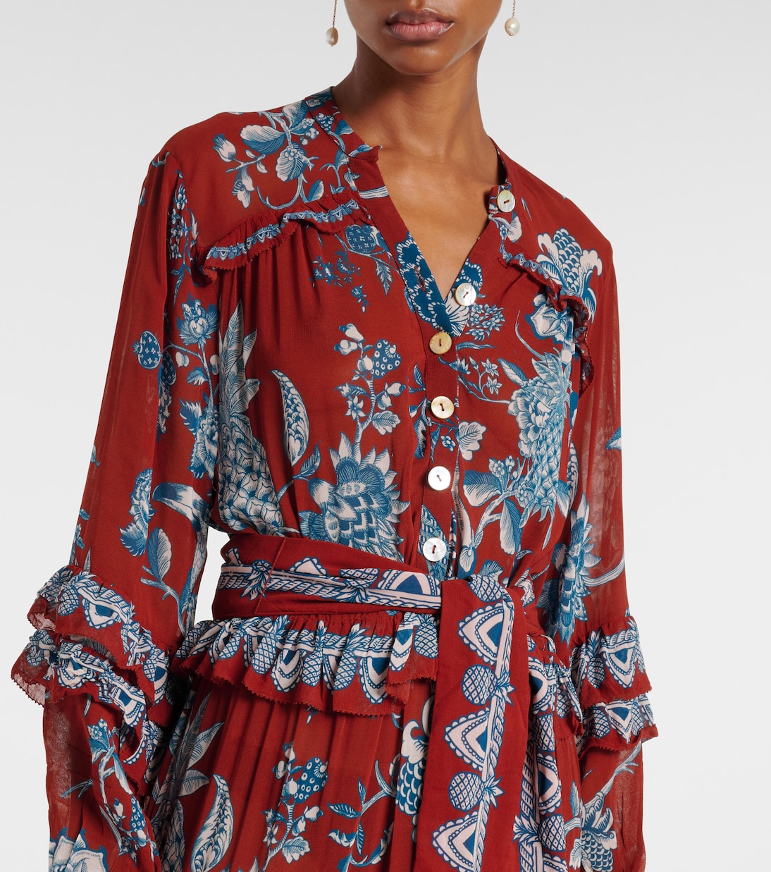 Maxikleid Tropical Landing | Farm Rio