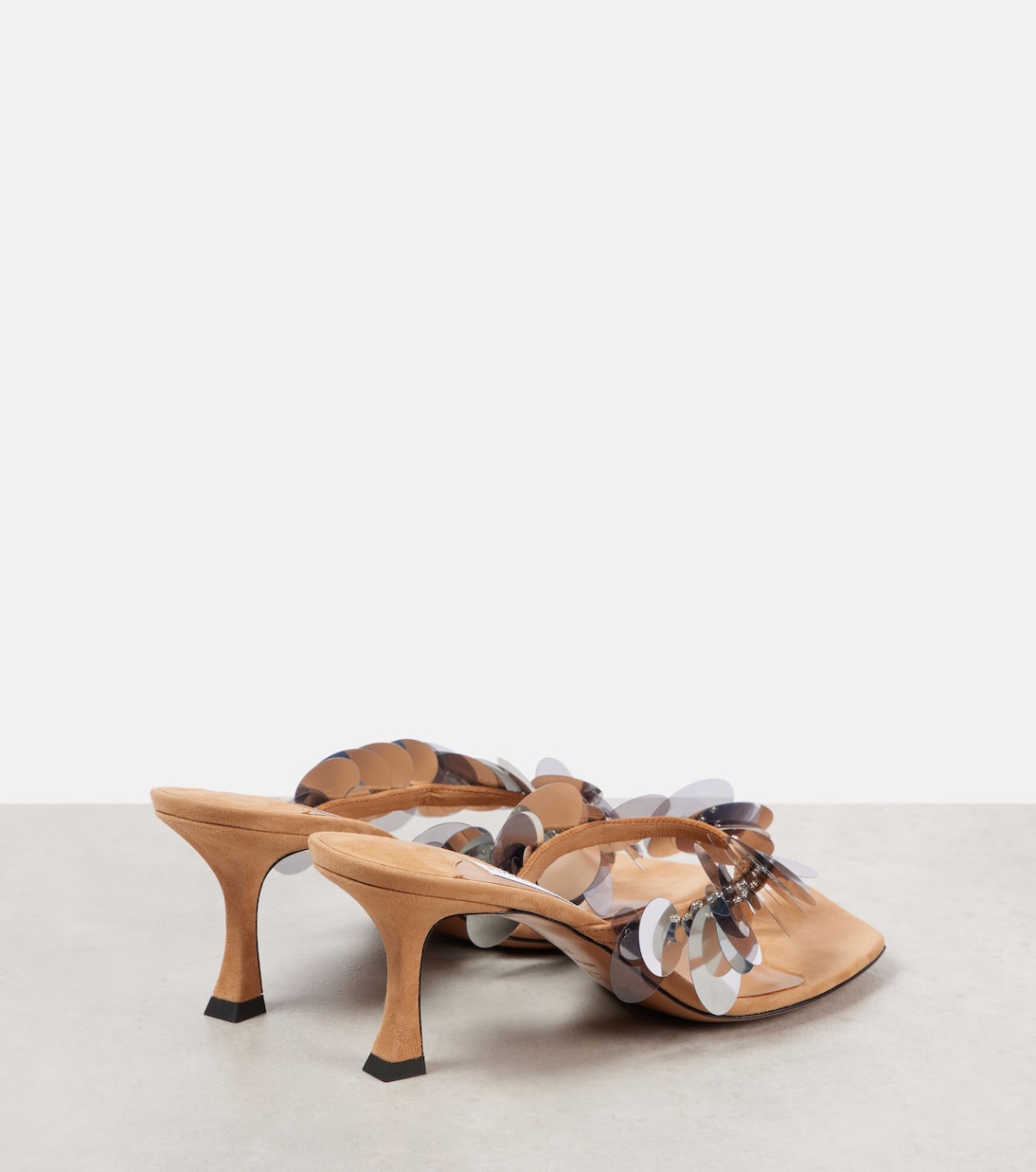 Freja 70 sequined suede thong sandals | Jimmy Choo
