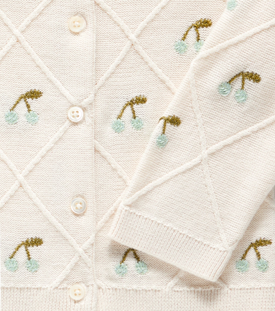 Bébé – Cardigan Fayana brodé en coton | Bonpoint