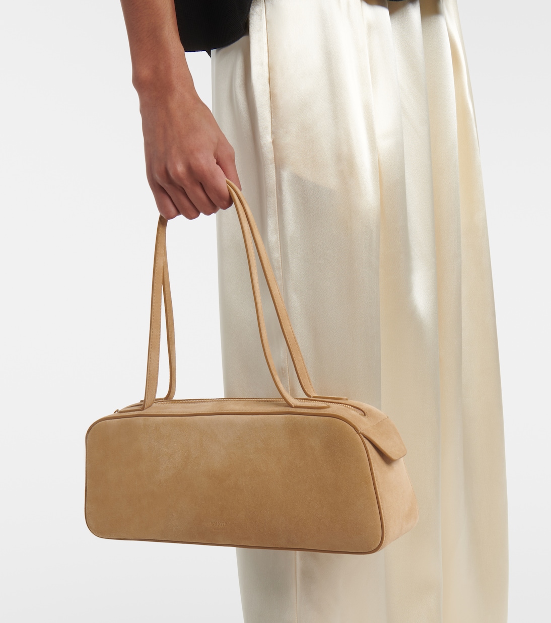 Borsa a spalla Simona in suede | Khaite