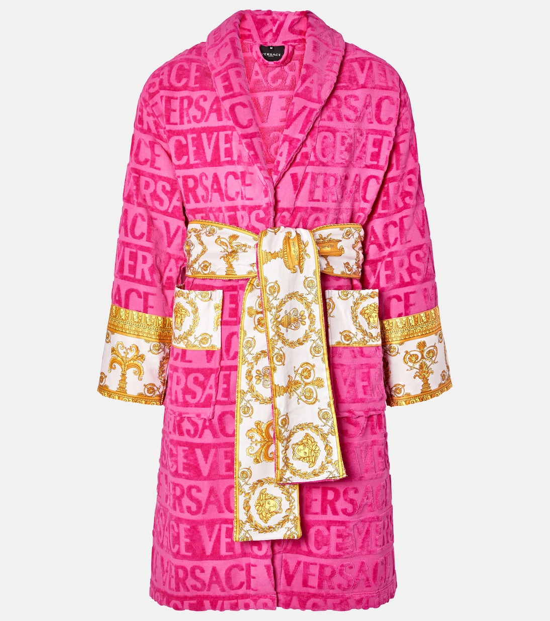 Bata Versace Allover de rizo de algodón | Versace Home