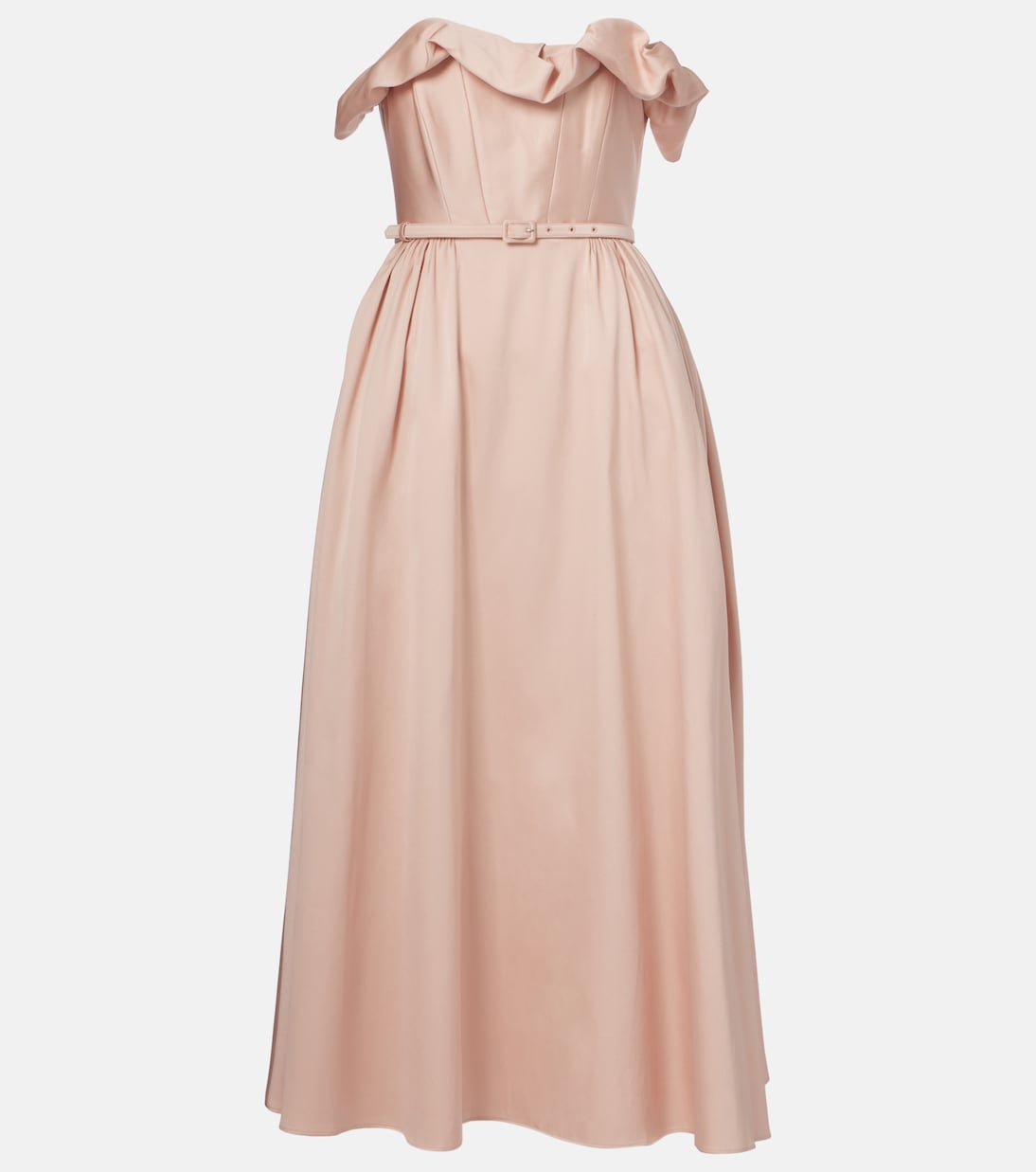 Vestido midi con volantes | Roland Mouret