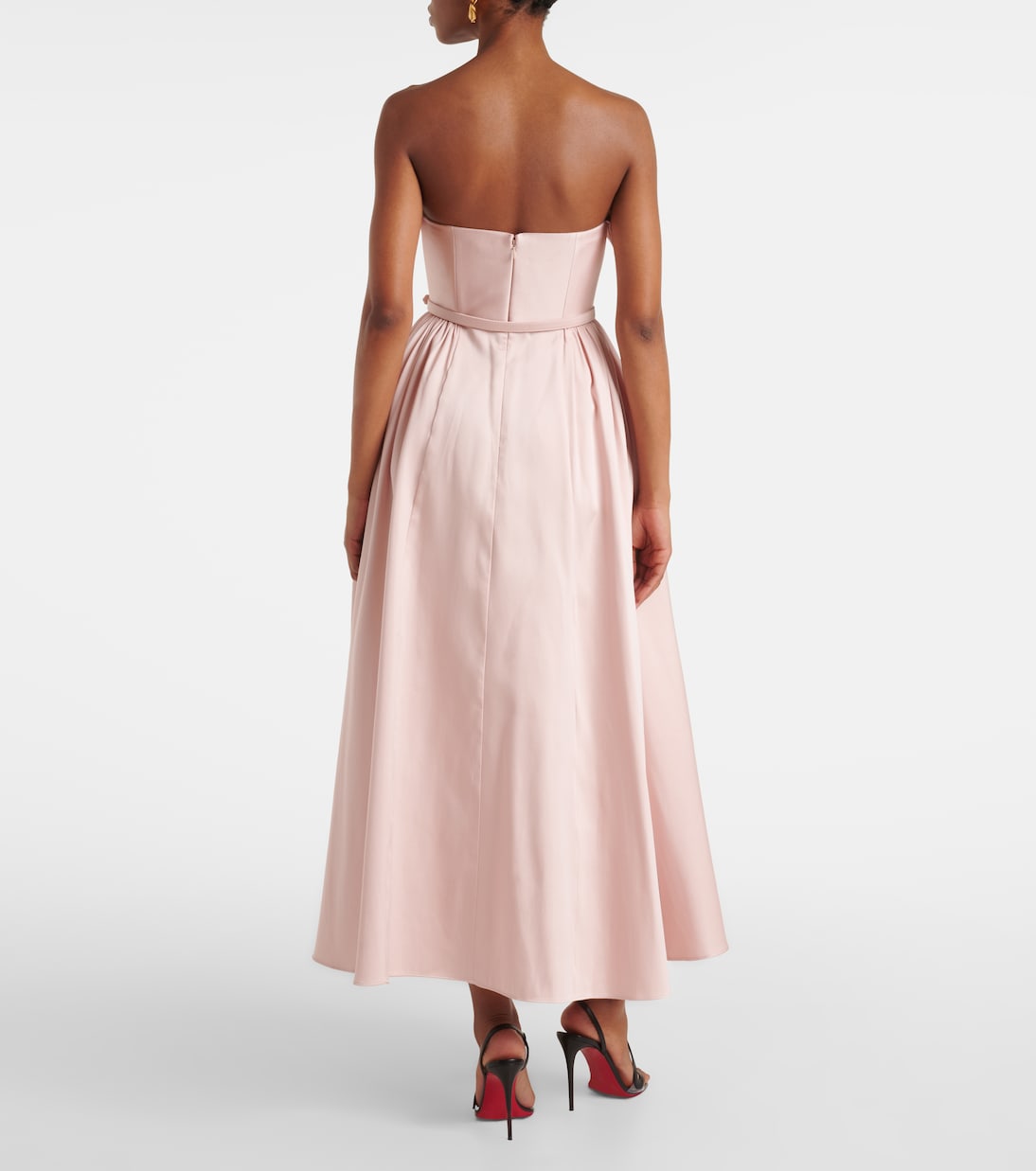 Vestido midi con volantes | Roland Mouret