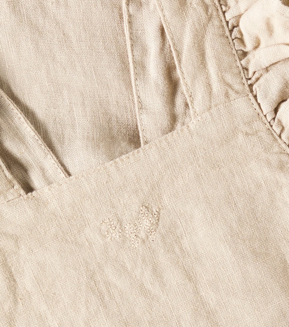 Baby Latzhose aus Leinen | Il Gufo
