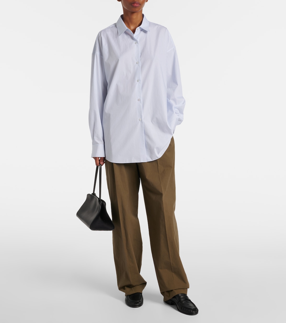 Camicia Caster in popeline di cotone | The Row