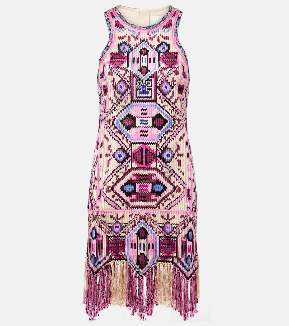 Miniabito Yasmine in cotone con frange | Isabel Marant