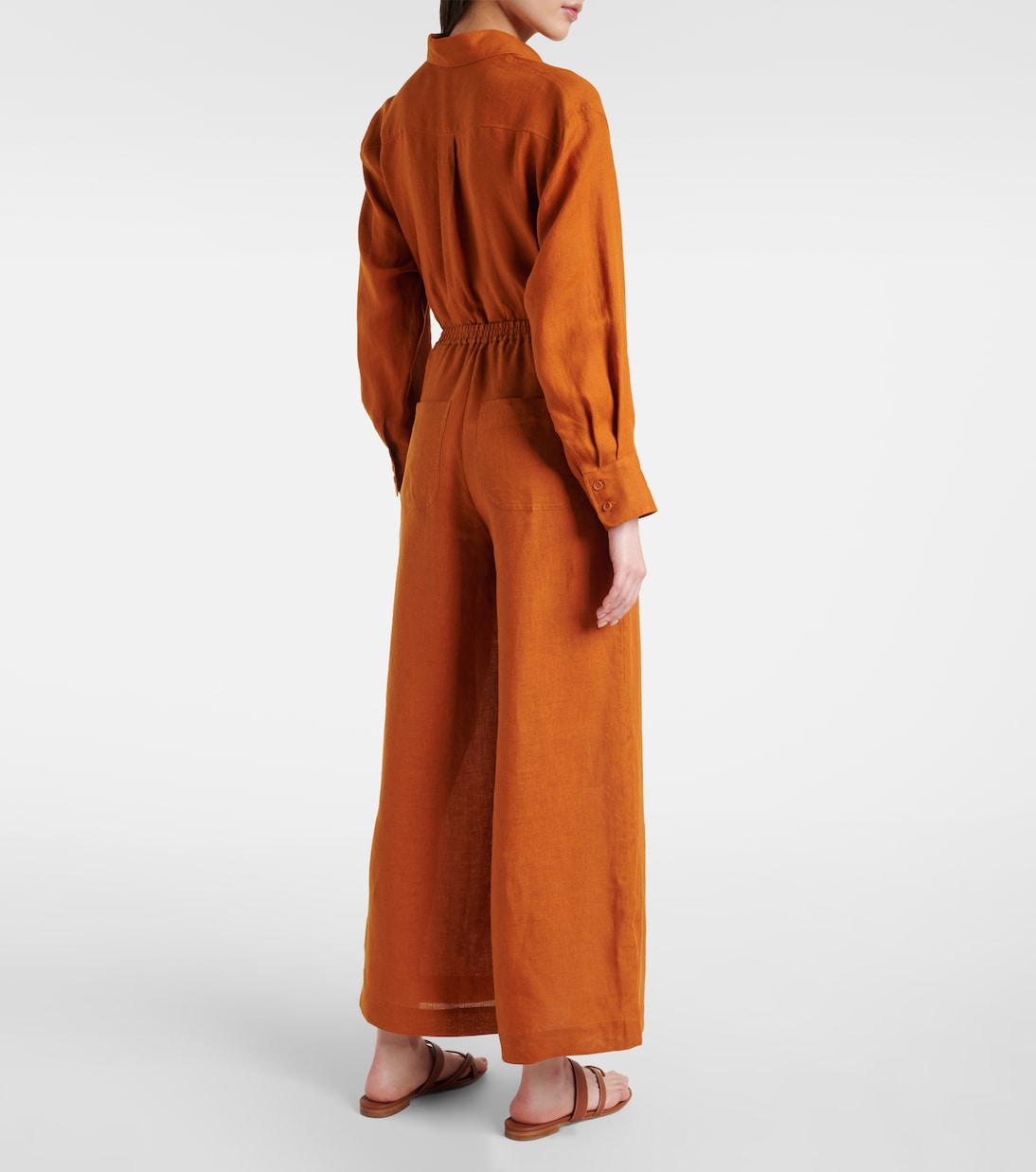 Pantaloni Select in lino a gamba larga | Eres