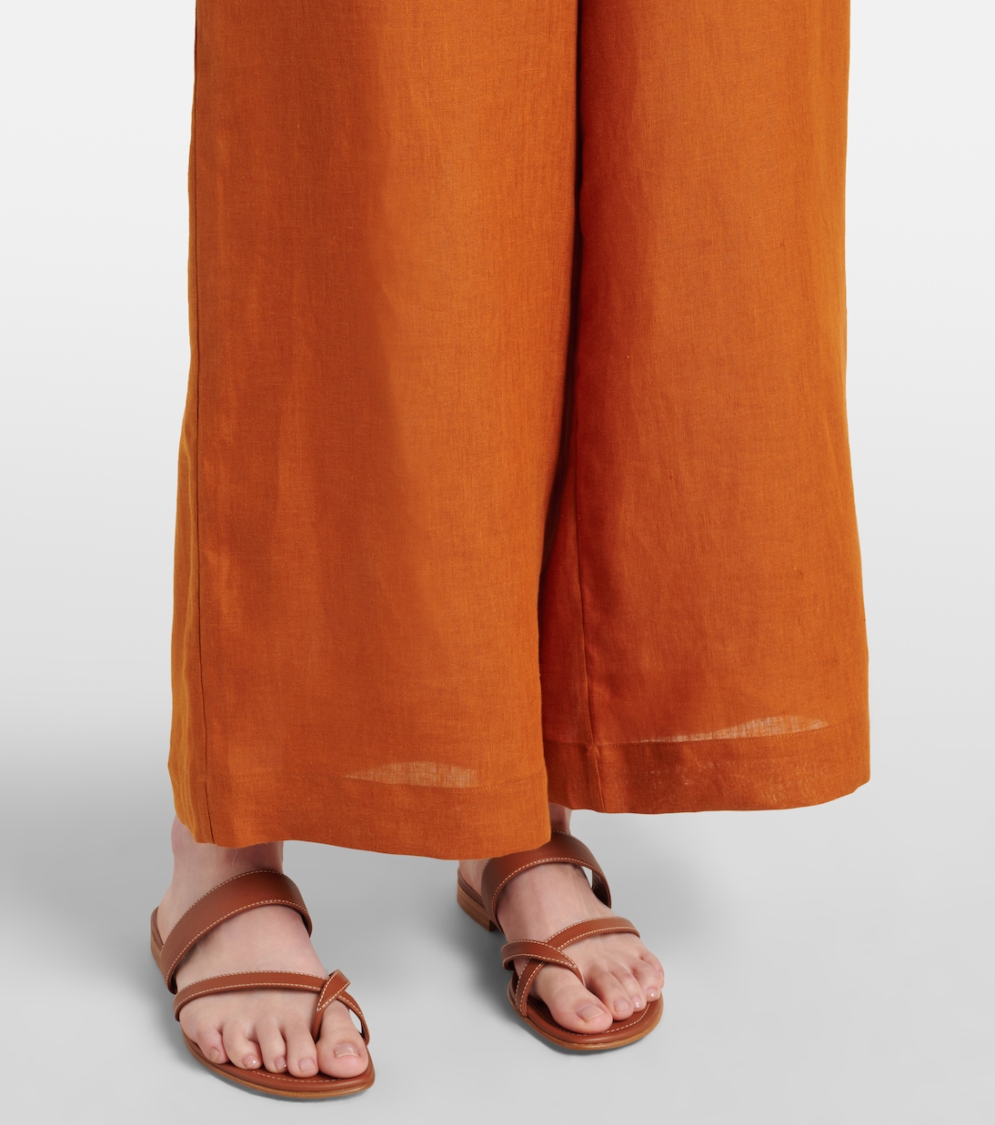 Pantaloni Select in lino a gamba larga | Eres