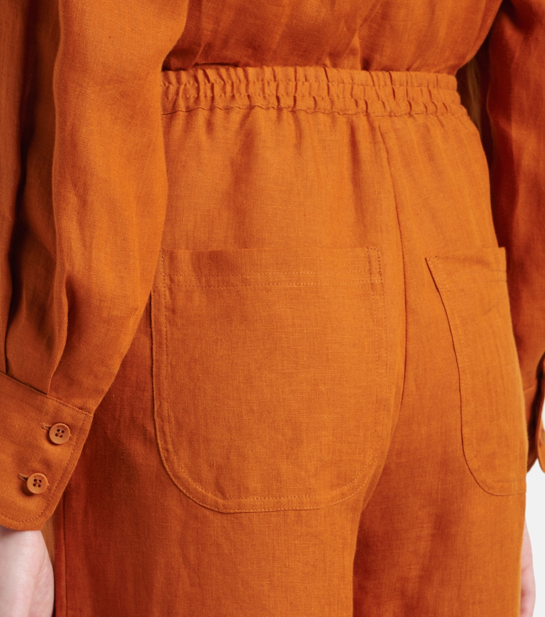 Pantaloni Select in lino a gamba larga | Eres