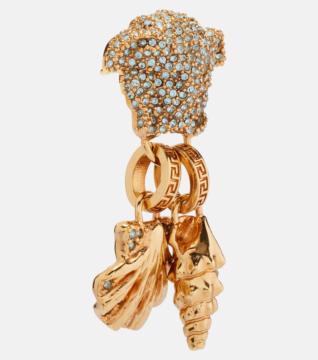 Boucles d’oreilles Medusa à cristaux | Versace