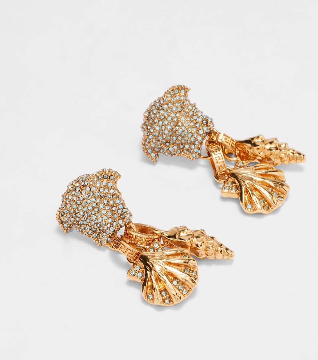 Boucles d’oreilles Medusa à cristaux | Versace