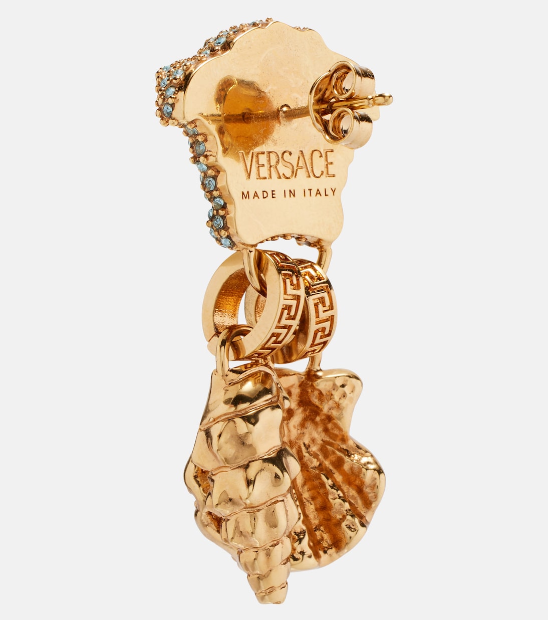 Boucles d’oreilles Medusa à cristaux | Versace