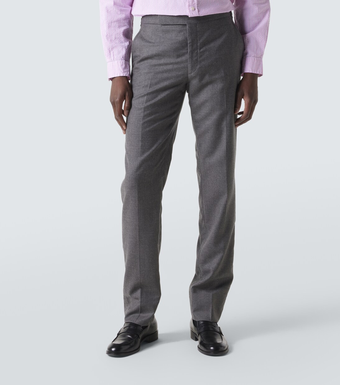 Mid-rise wool straight pants | Ralph Lauren Purple Label