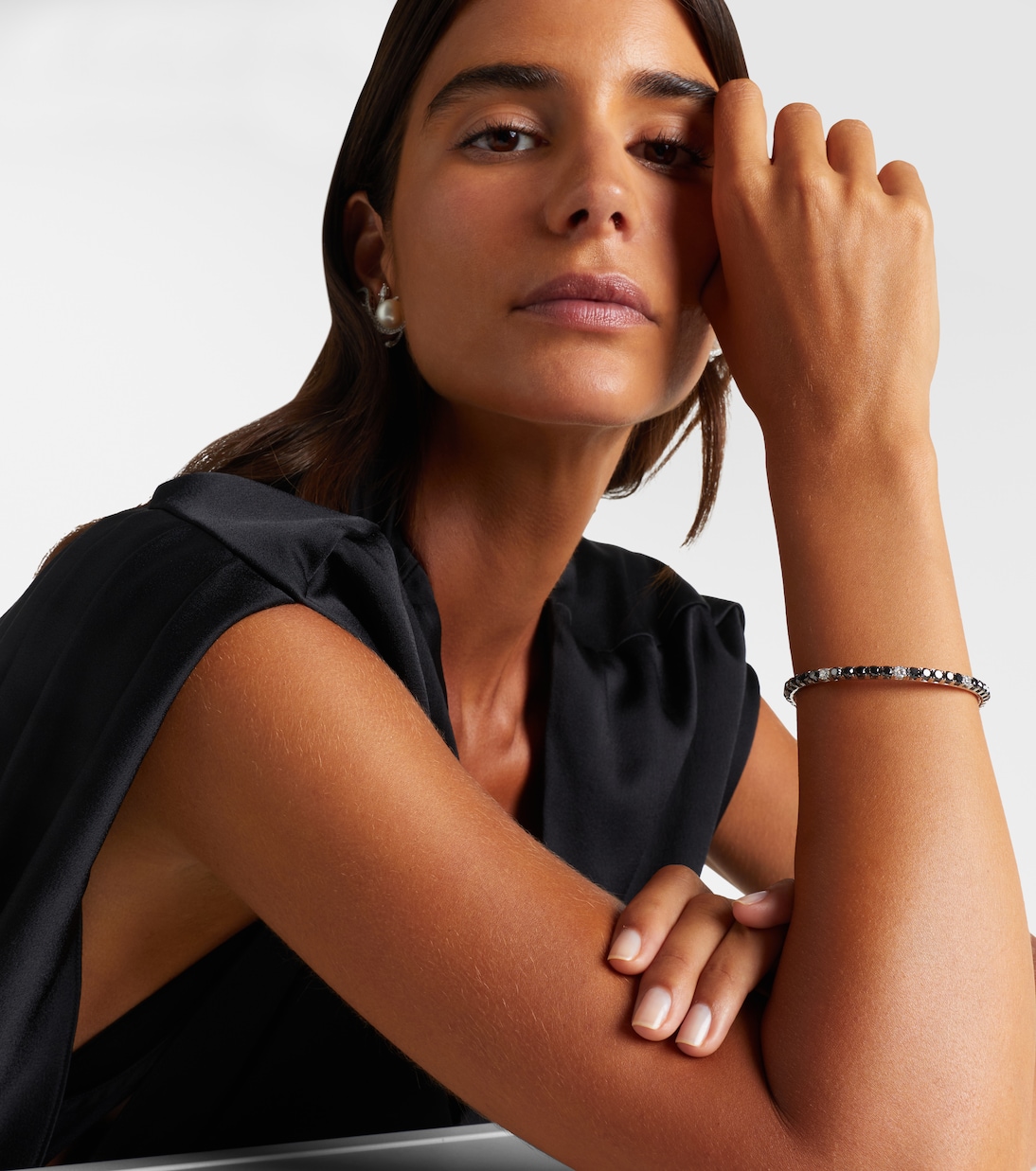 Bracciale tennis in oro bianco 18kt con diamanti | Bucherer Fine Jewellery