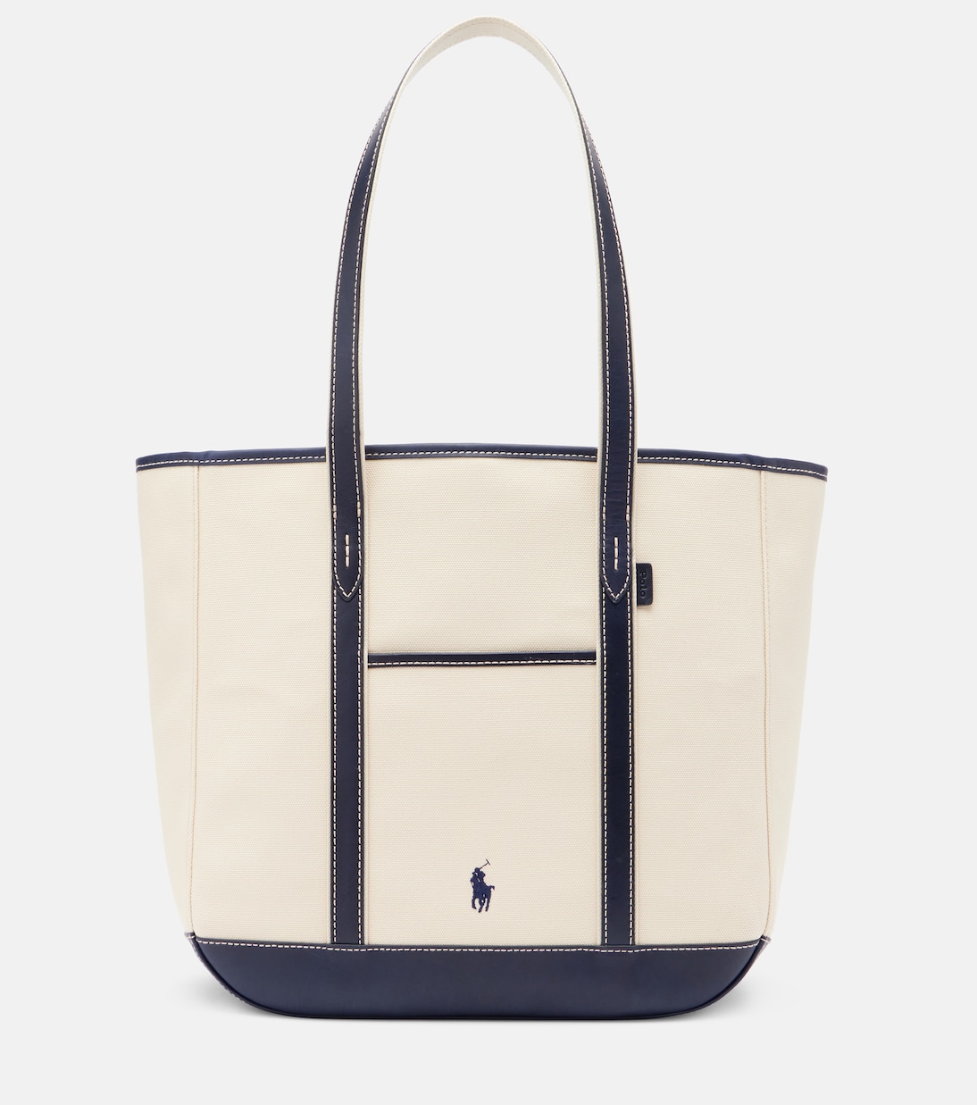 Tote de lona con piel | Polo Ralph Lauren