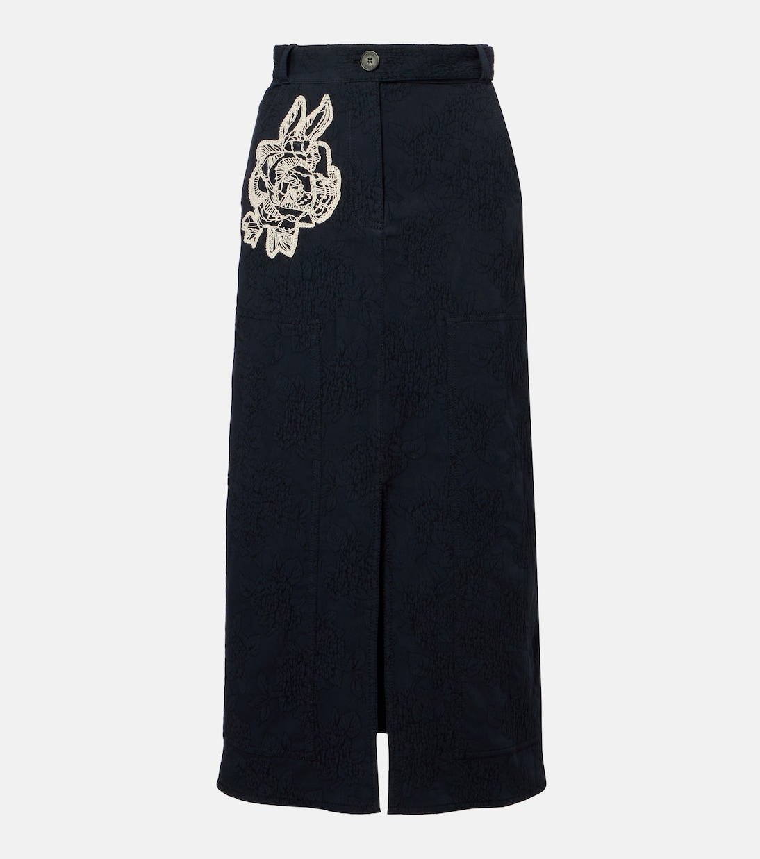 Midirock aus Jacquard  | Erdem