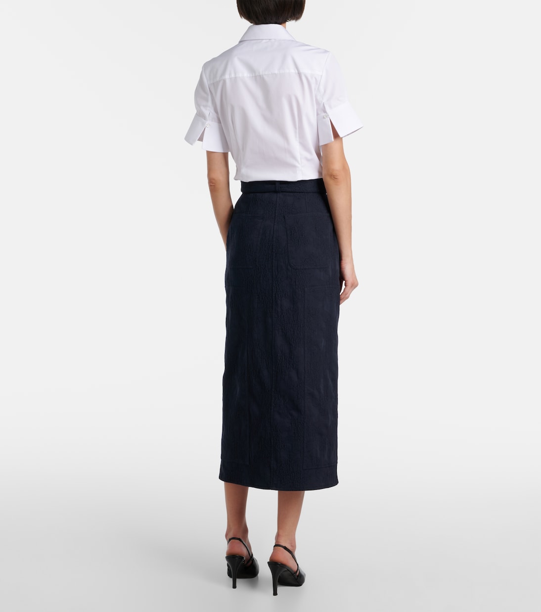 Midirock aus Jacquard  | Erdem