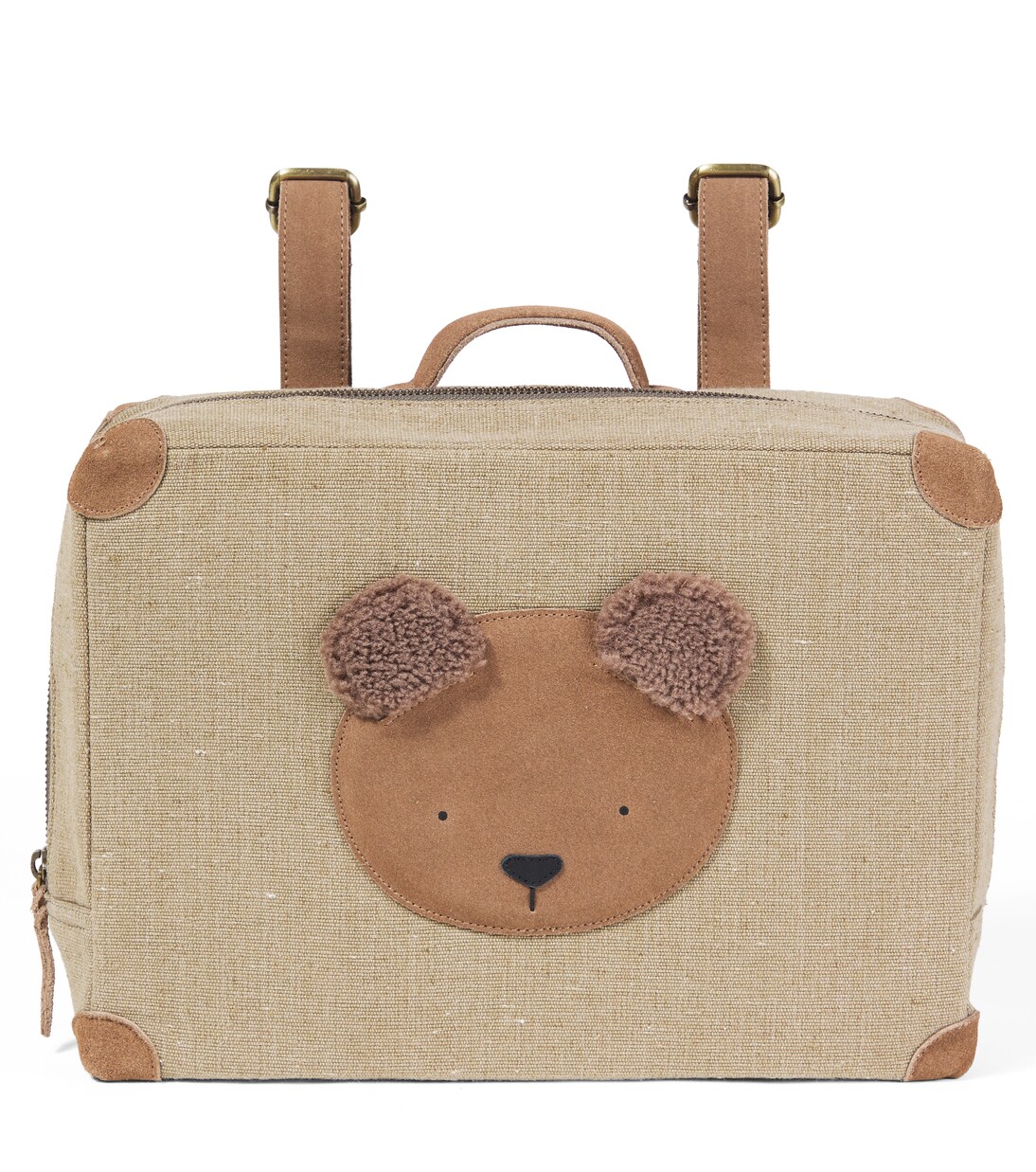 Paaki canvas and suede backpack | Donsje