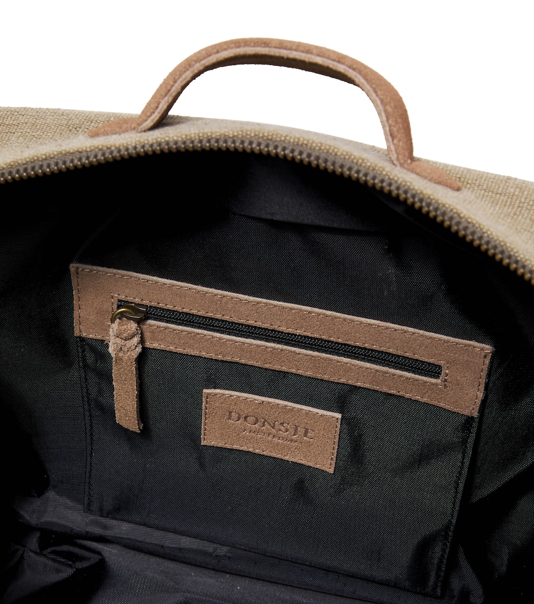 Paaki canvas and suede backpack | Donsje