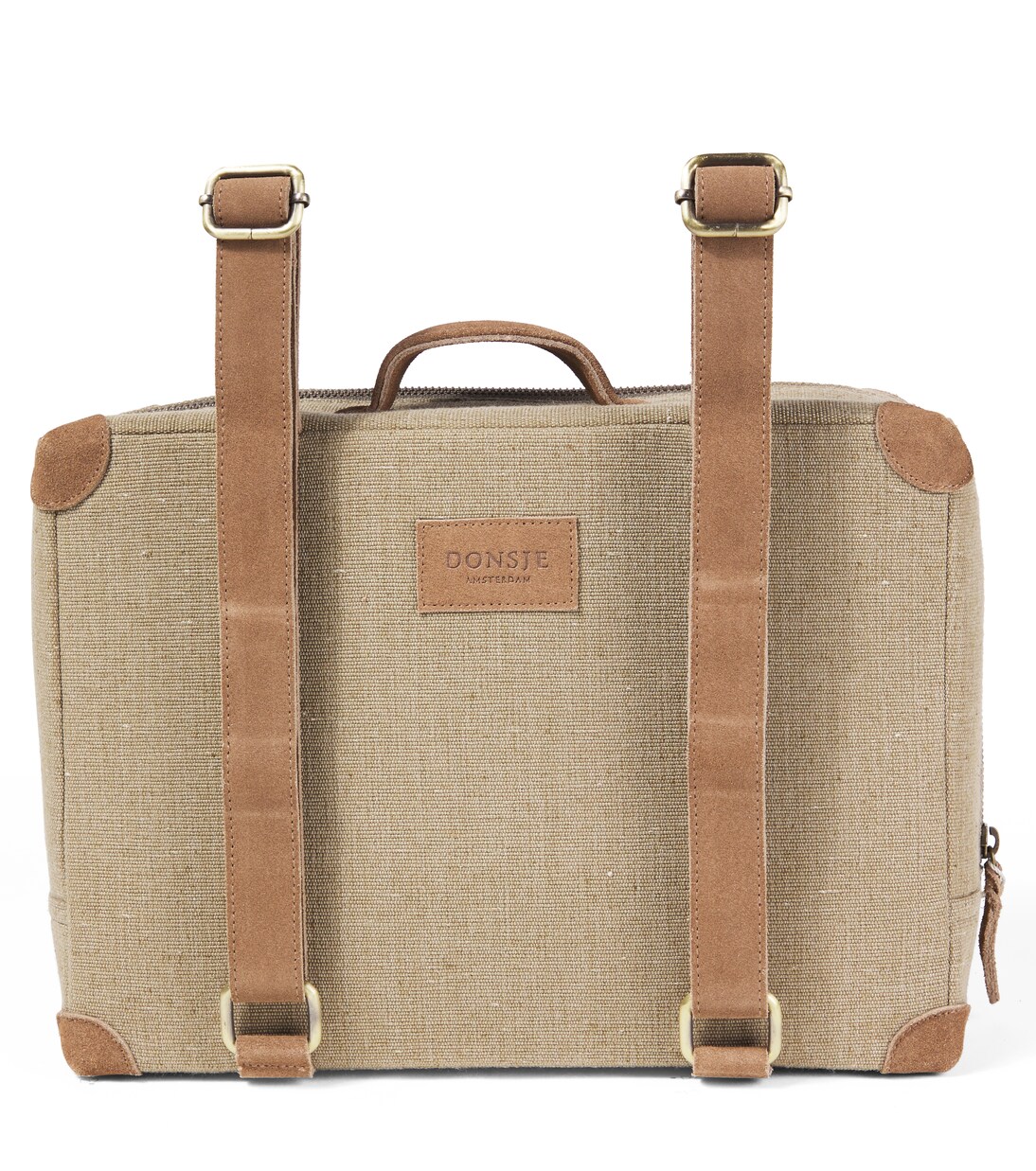 Paaki canvas and suede backpack | Donsje