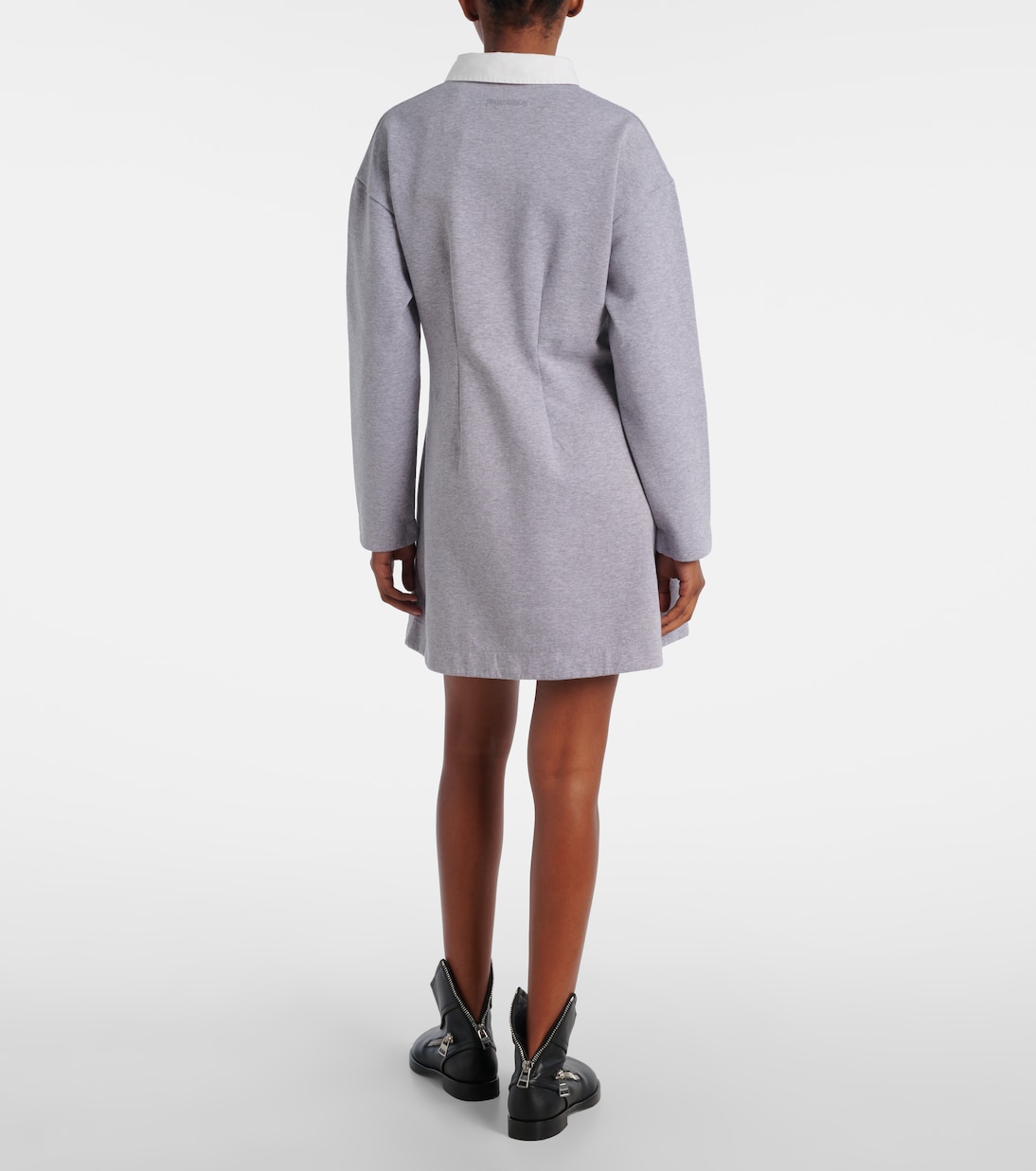 Cotton-blend jersey polo dress | JW Anderson