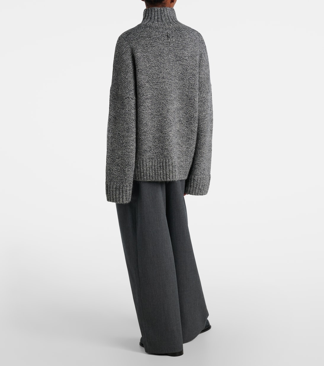 Wool and alpaca-blend turtleneck sweater | JW Anderson