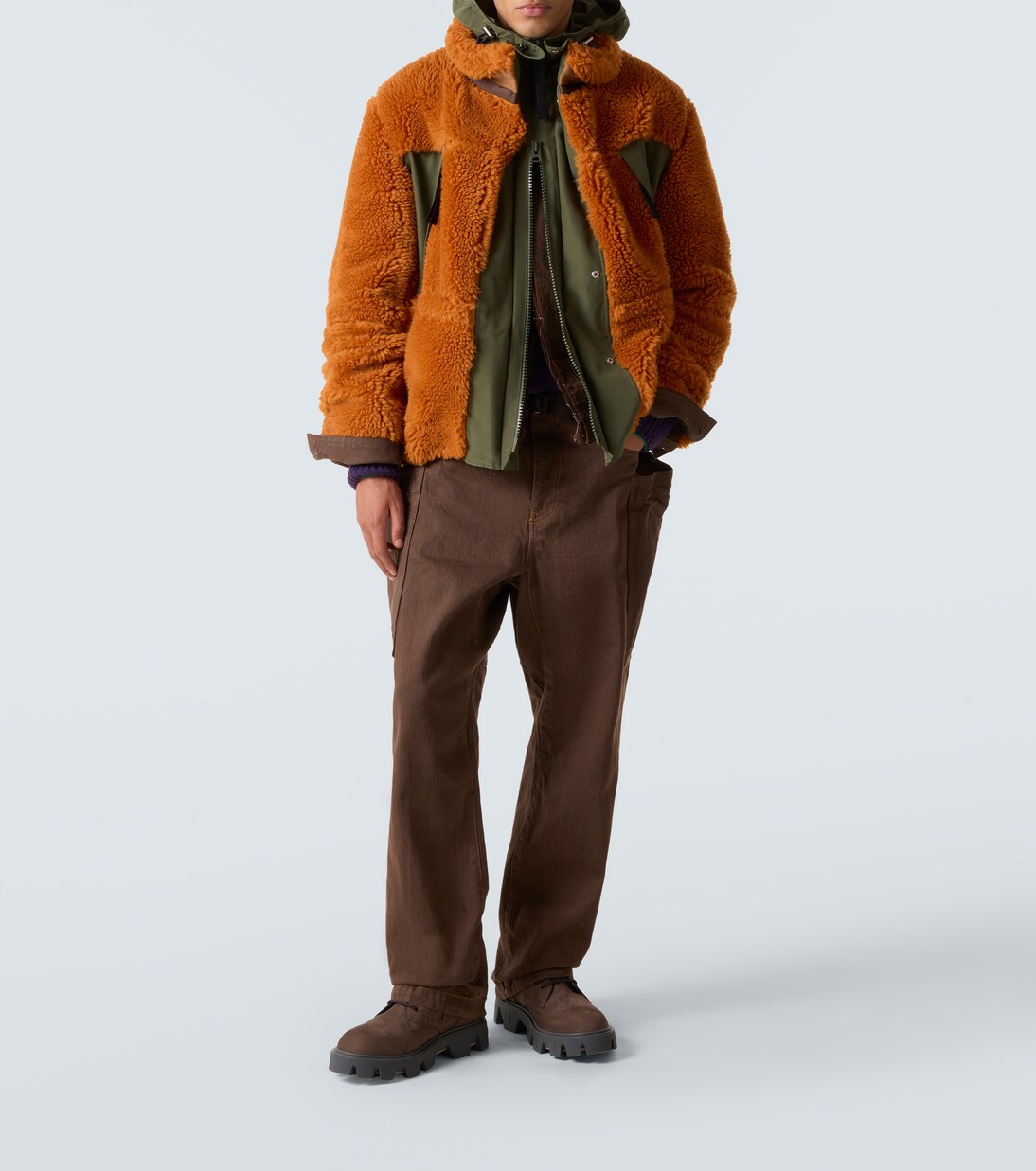 Belted cargo jeans | Sacai