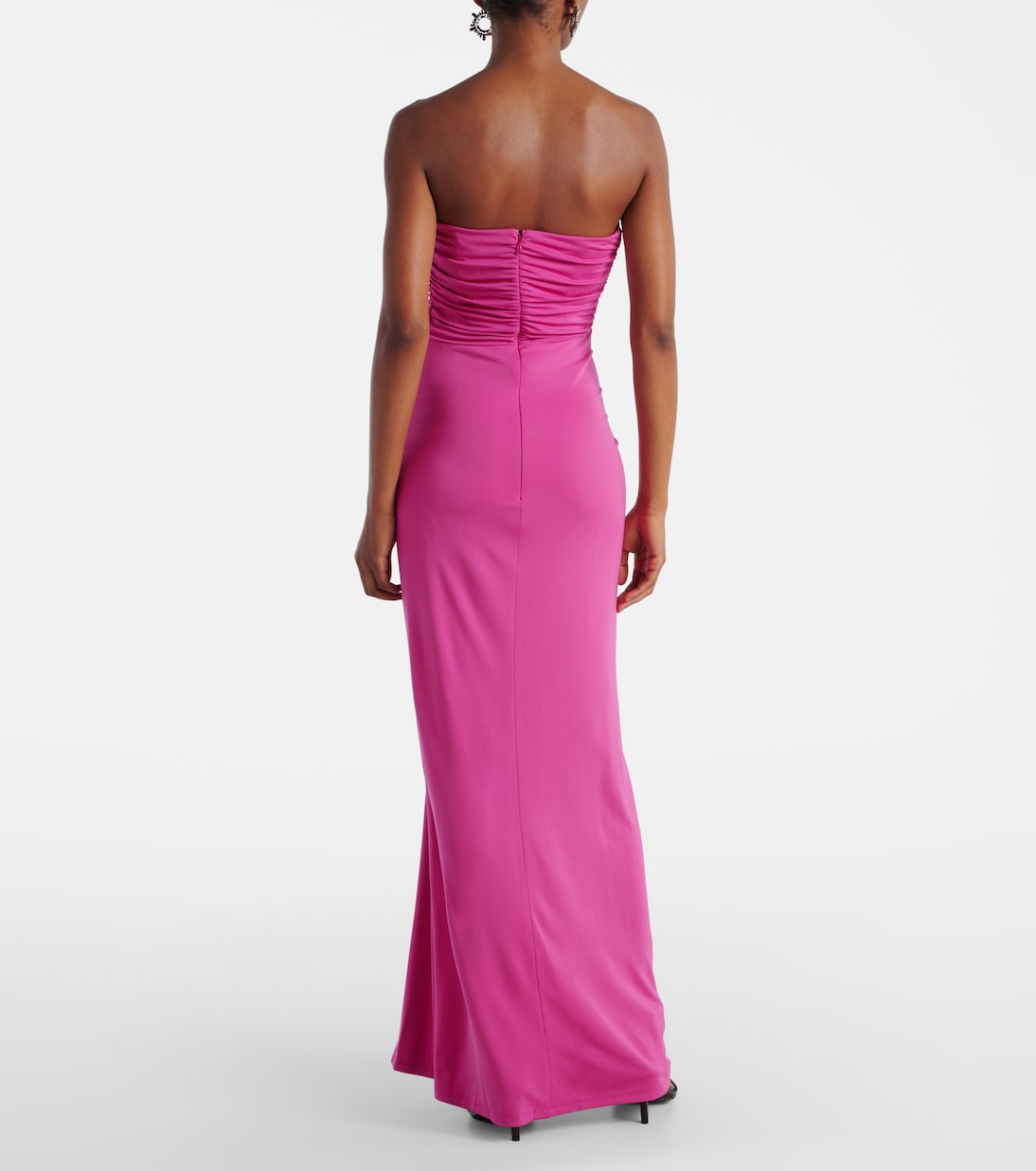 Emma gathered jersey maxi dress | Simkhai