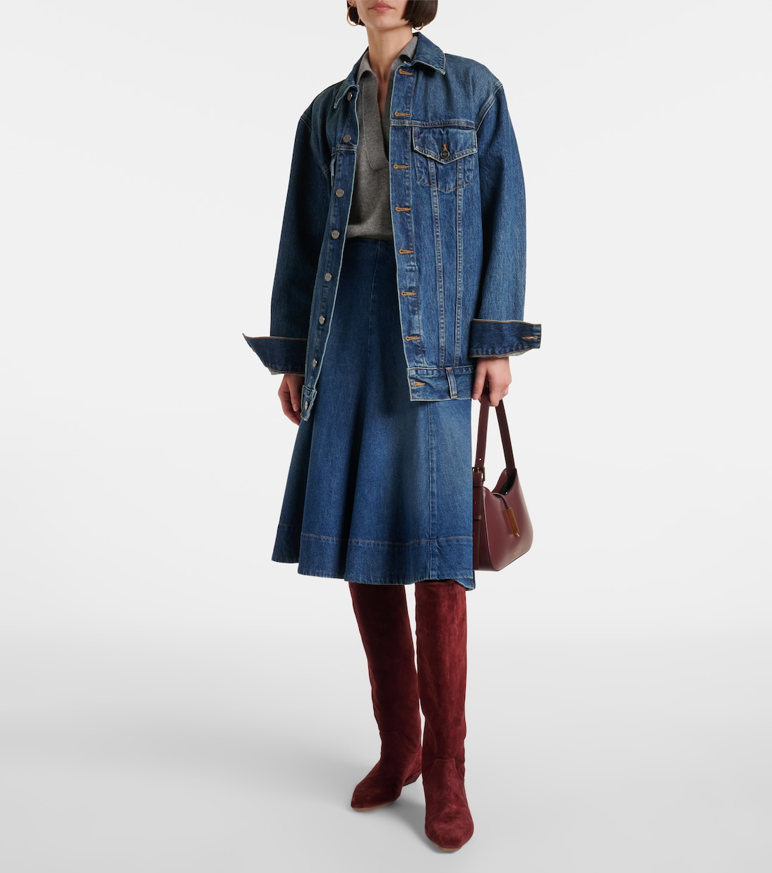 Bottes Bettina 25 en daim | Paris Texas